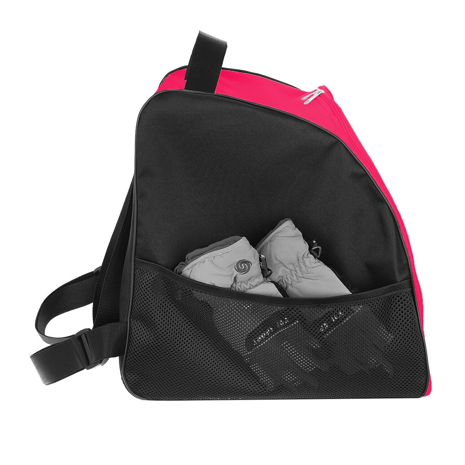 Granori Skitasche / Skisack + Skischuhtasche Kombi-Set für 1 Paar Skischuhe & Skier (Spar-Set), mit Entwässerungsöffnungen