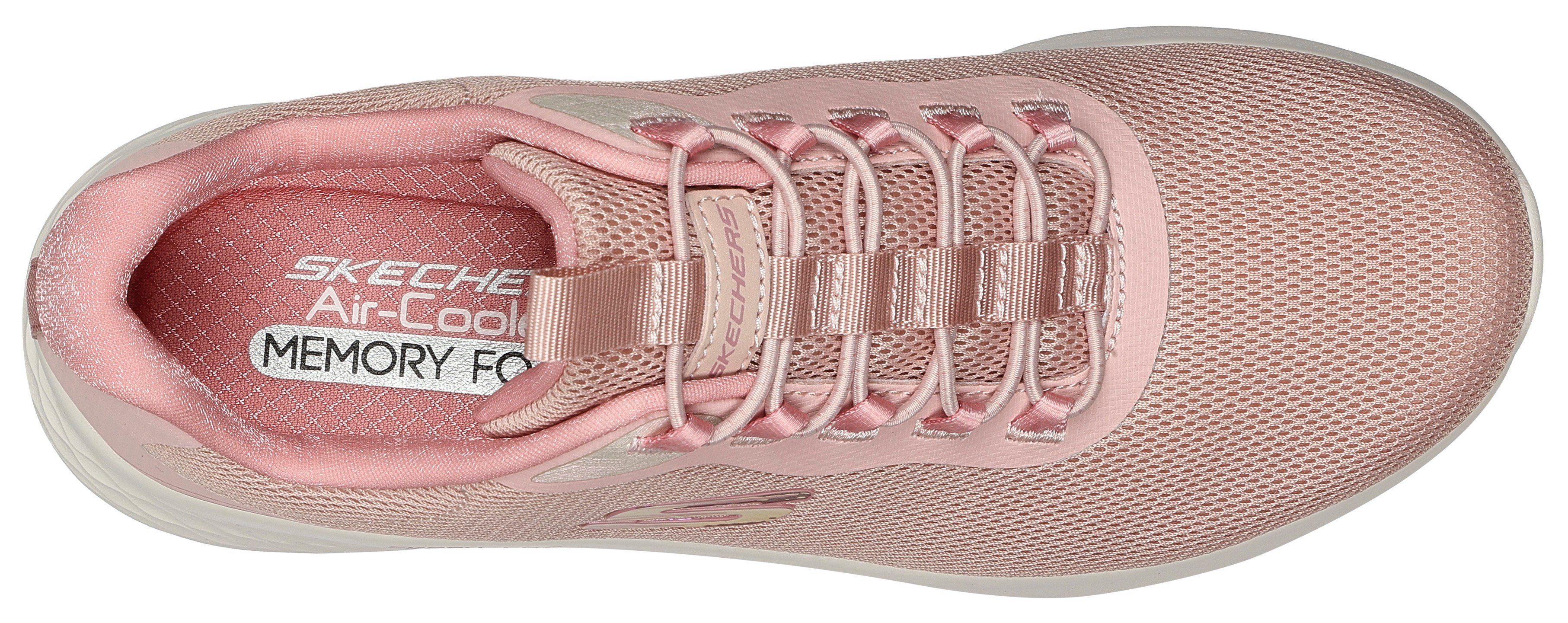 zum Gummizug Slip-On Sneaker mit SKECH-LITE rosa Schlupfen PRO- Skechers