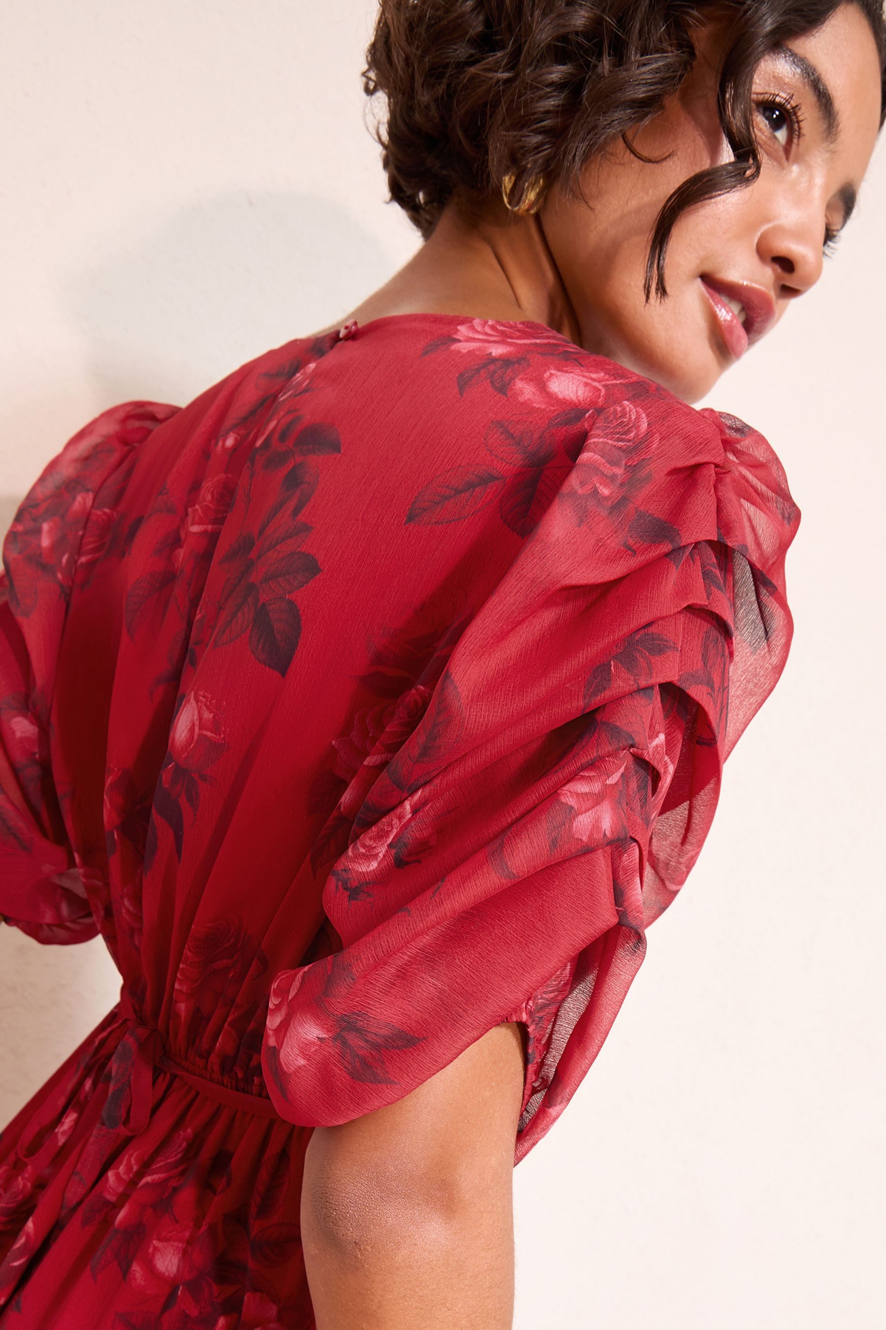 Friends Like These Maxikleid Friends Like These Chiffon-Maxikleid, Petite (1-tlg)