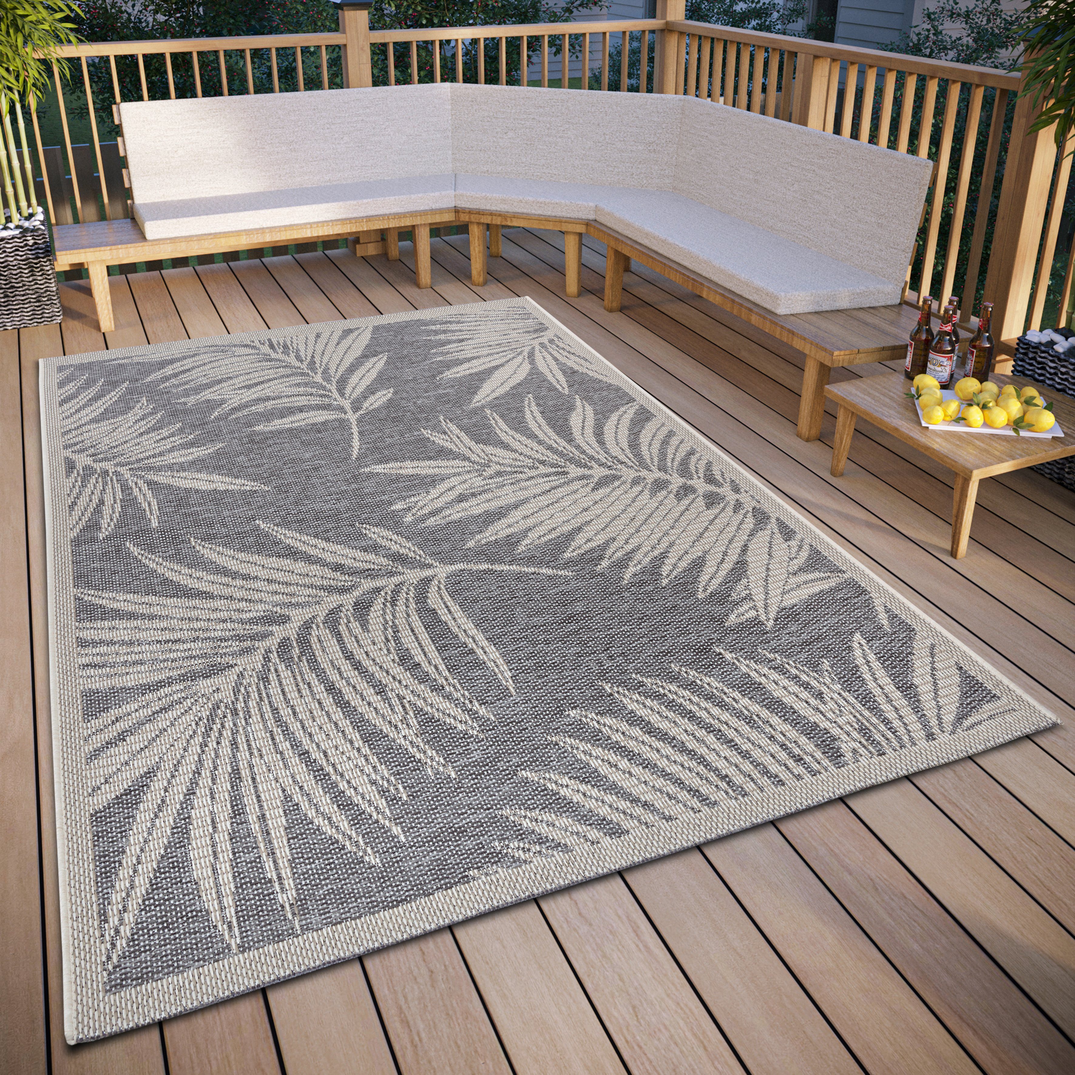 HANSE Home Teppich Paru, rechteckig, Höhe: 6 mm, strapazierfähig, pflegeleicht, robust, In- und Outdoor, wetterfest