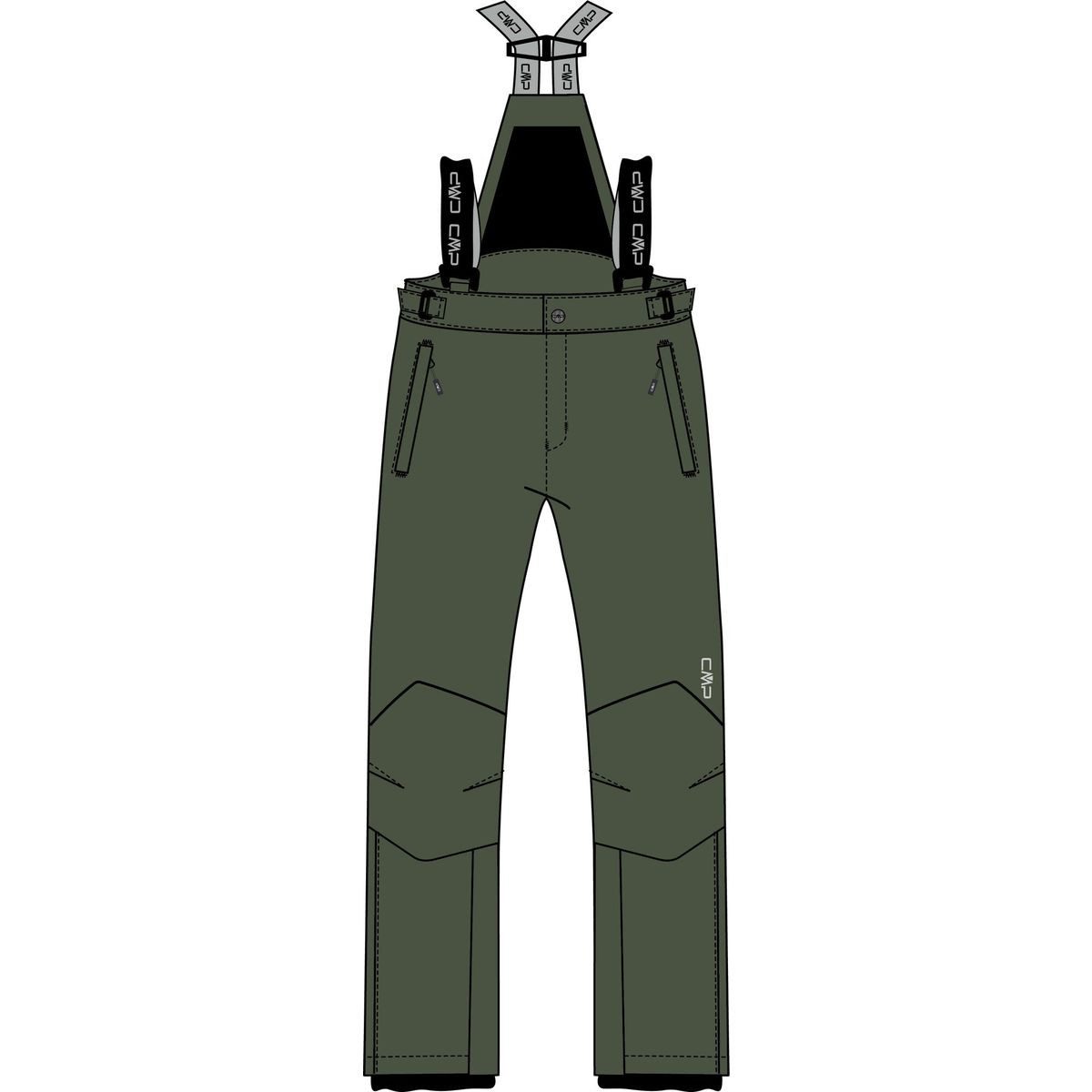 CMP Skihose Man Ski Pant 4-Way Stretch WP10000 Funktionale Herren-Skihose mit 4-Wege-Stretch, wasser- und winddicht