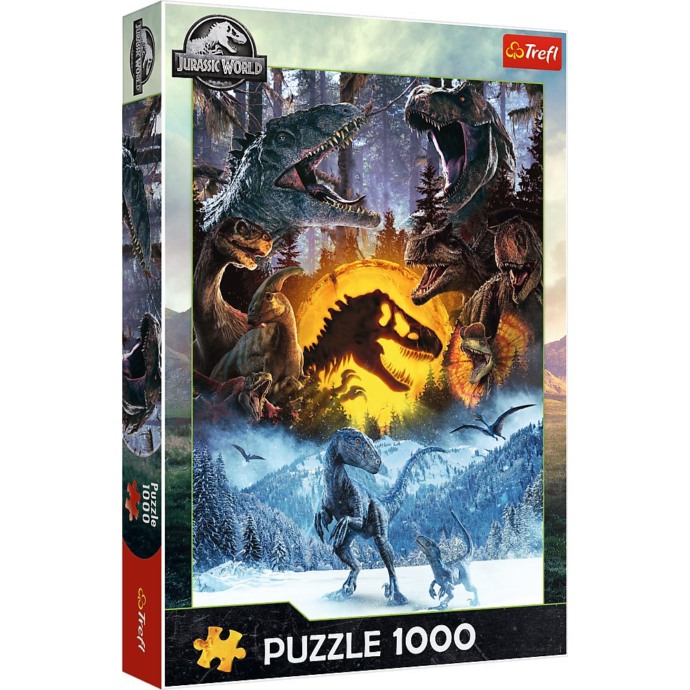 Trefl Puzzle Trefl, Jurassic World, 1000 Teile Puzzle, 1000 Puzzleteile, Made in Europa