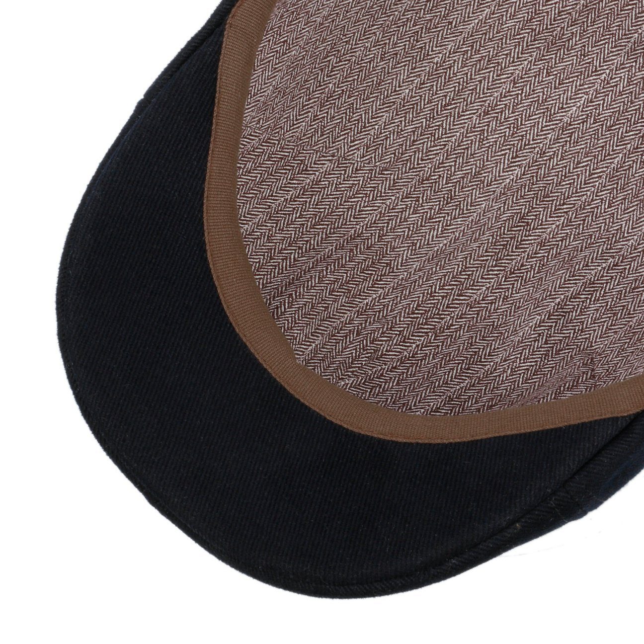 Stetson Flat Cap (1-St) Made mit in EU Schirm, Schirmmütze the dunkelblau