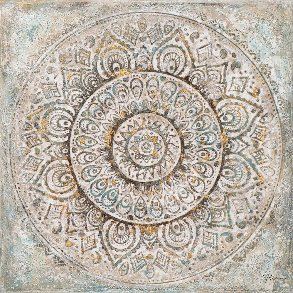ArtUniverse Gemälde ArtUniverse Leinwandbild Orientalisches Ornament 100 x 100 cm, Abstrakt
