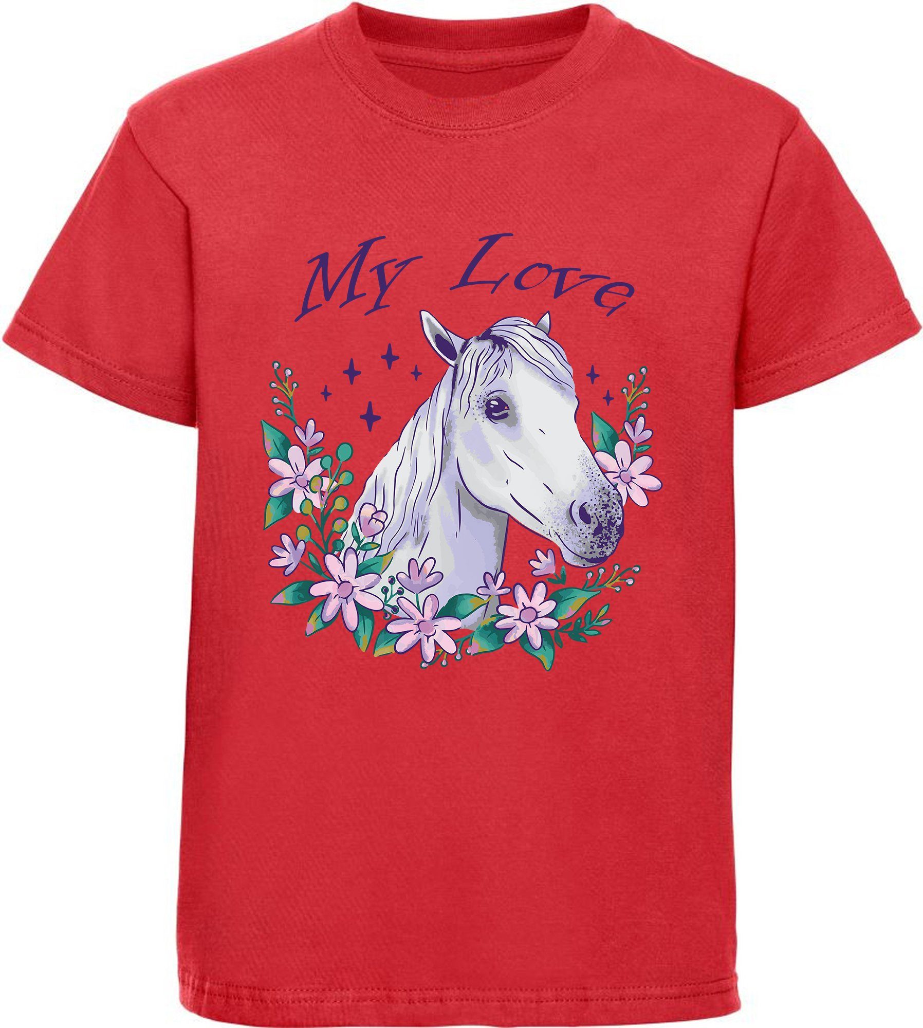 Print-Shirt bedrucktes Pferde T-Shirt - My Love