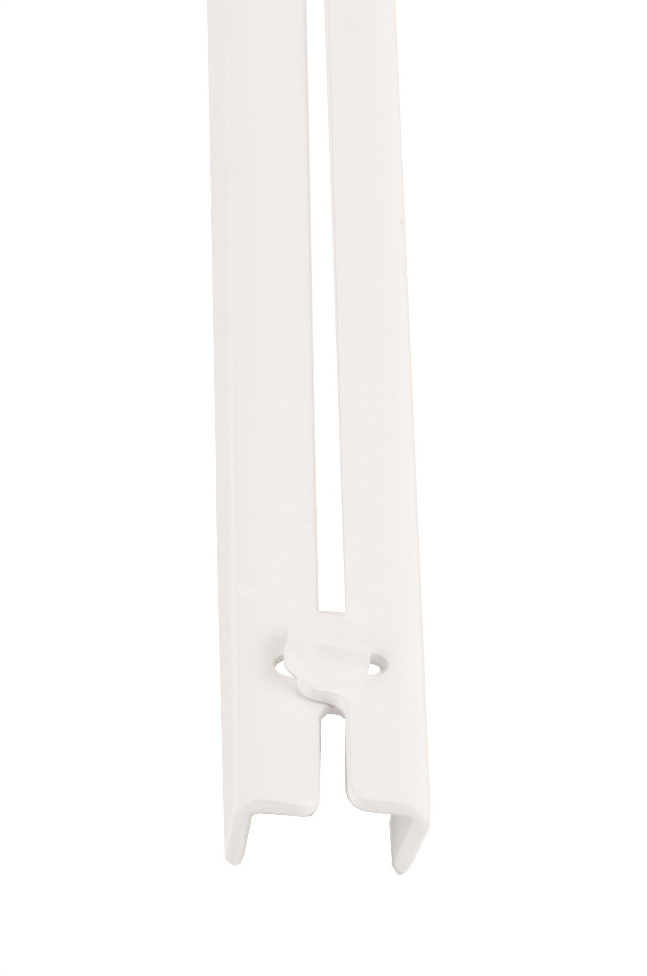 BigDean Wandregalhalter Winkel-Träger Regalträger weiß zu 18x5 Wandschienen cm Passend
