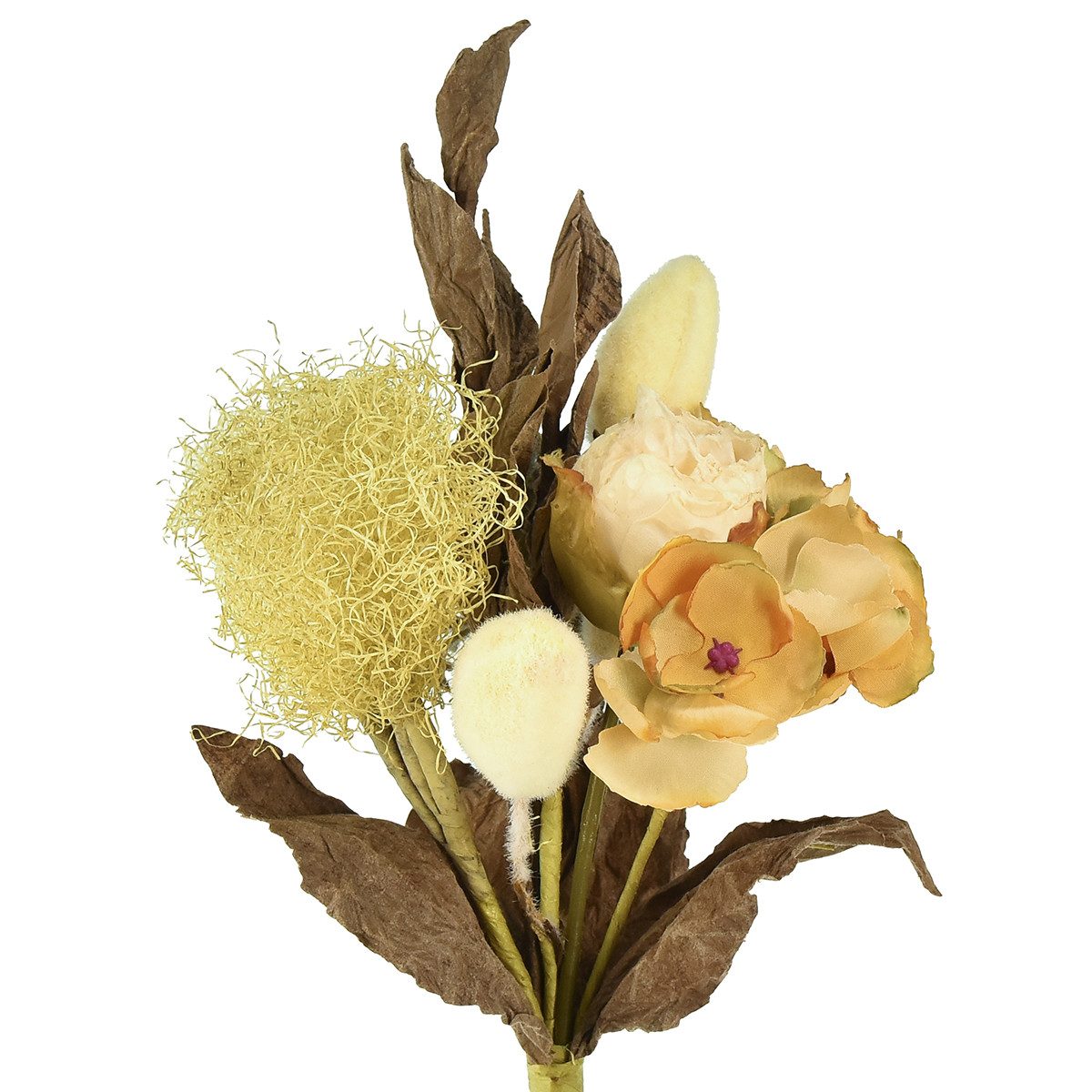 Kunstblumenstrauß Kunstblumenstrauß Deko Vintage Look Trockenblumenoptik Hochzeit, Florists Products, Höhe 38 cm
