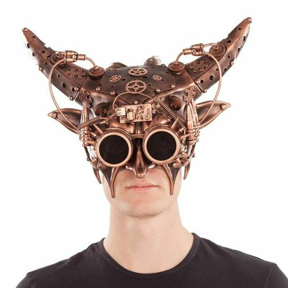 Kostüm Maske My Other Me Steampunk Hörner