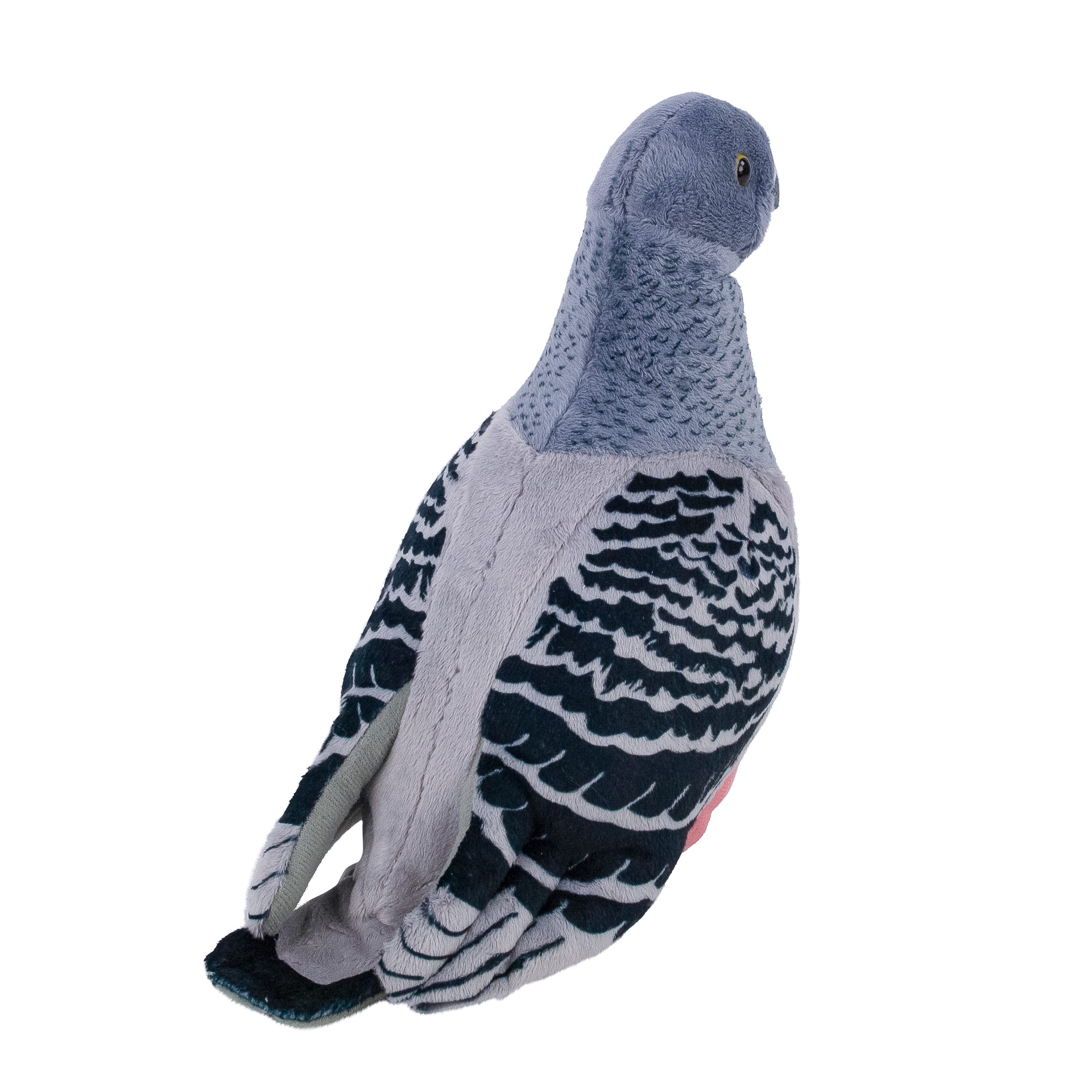 Teddys Rothenburg Kuscheltier Taube grau/schwarz 22 cm Plüschtaube Stofftie günstig online kaufen