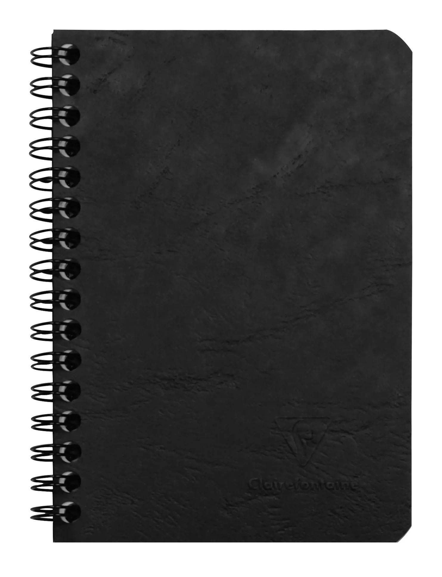CLAIREFONTAINE Notizbuch 5x Notizheft Age Bag 9.5x14cm liniert 50 Blatt - Schwarz 785961C, Notizbuch