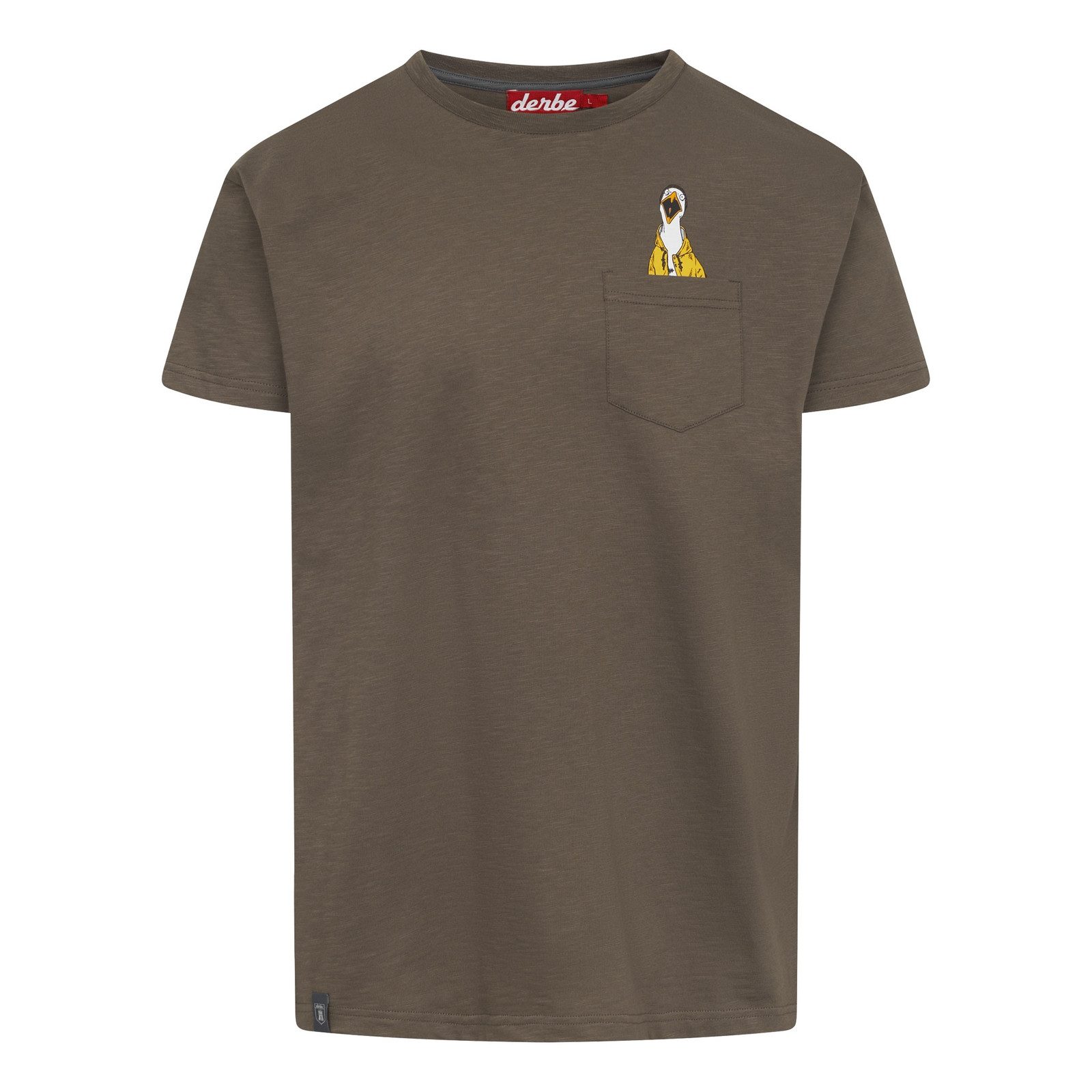 Derbe T-Shirt Schreimöwe Pocket mit Möwen Print an der Brusttasche günstig online kaufen