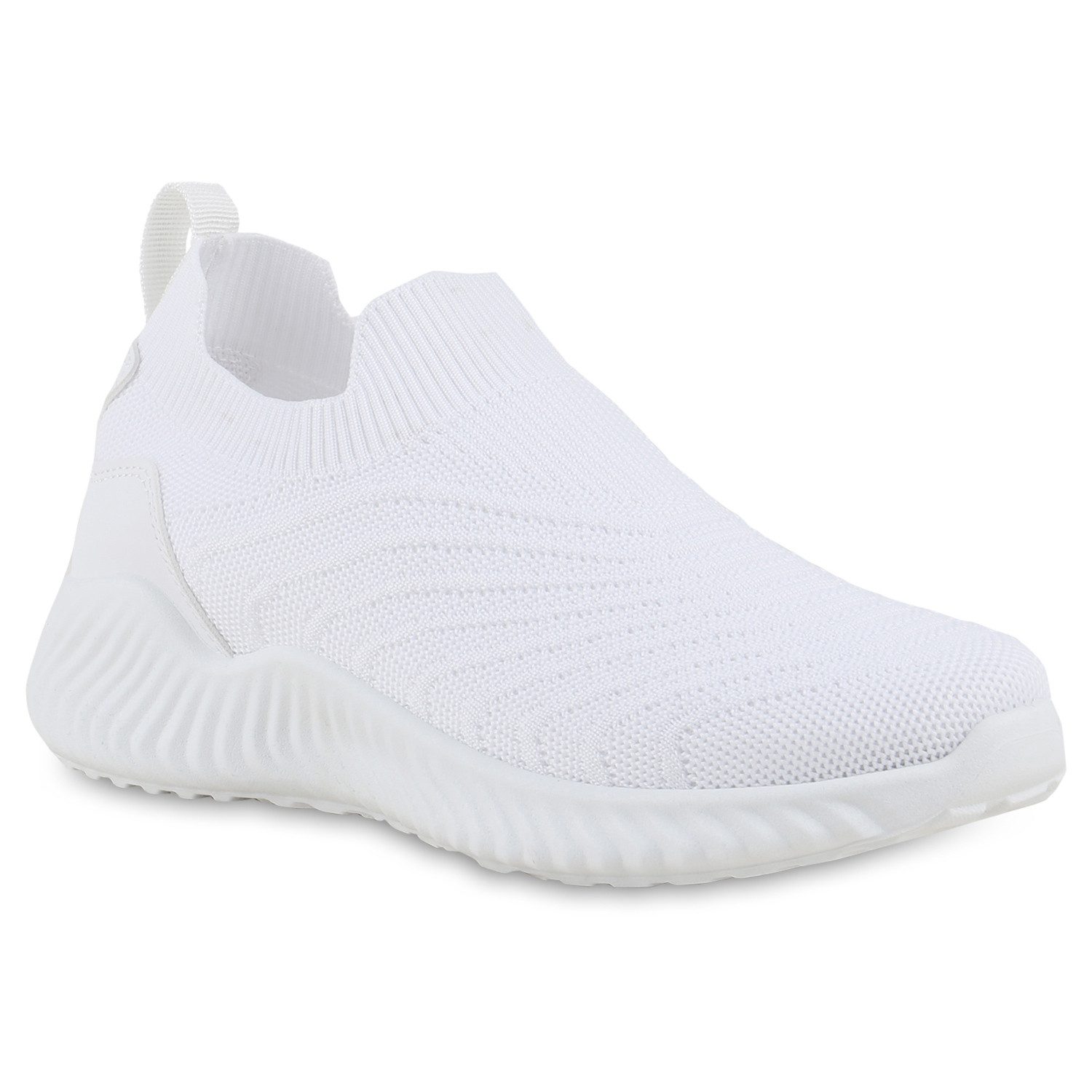 VAN HILL 841677 Laufschuh Damen Slip Ons Sportschuhe Sportliche Strick Prof günstig online kaufen