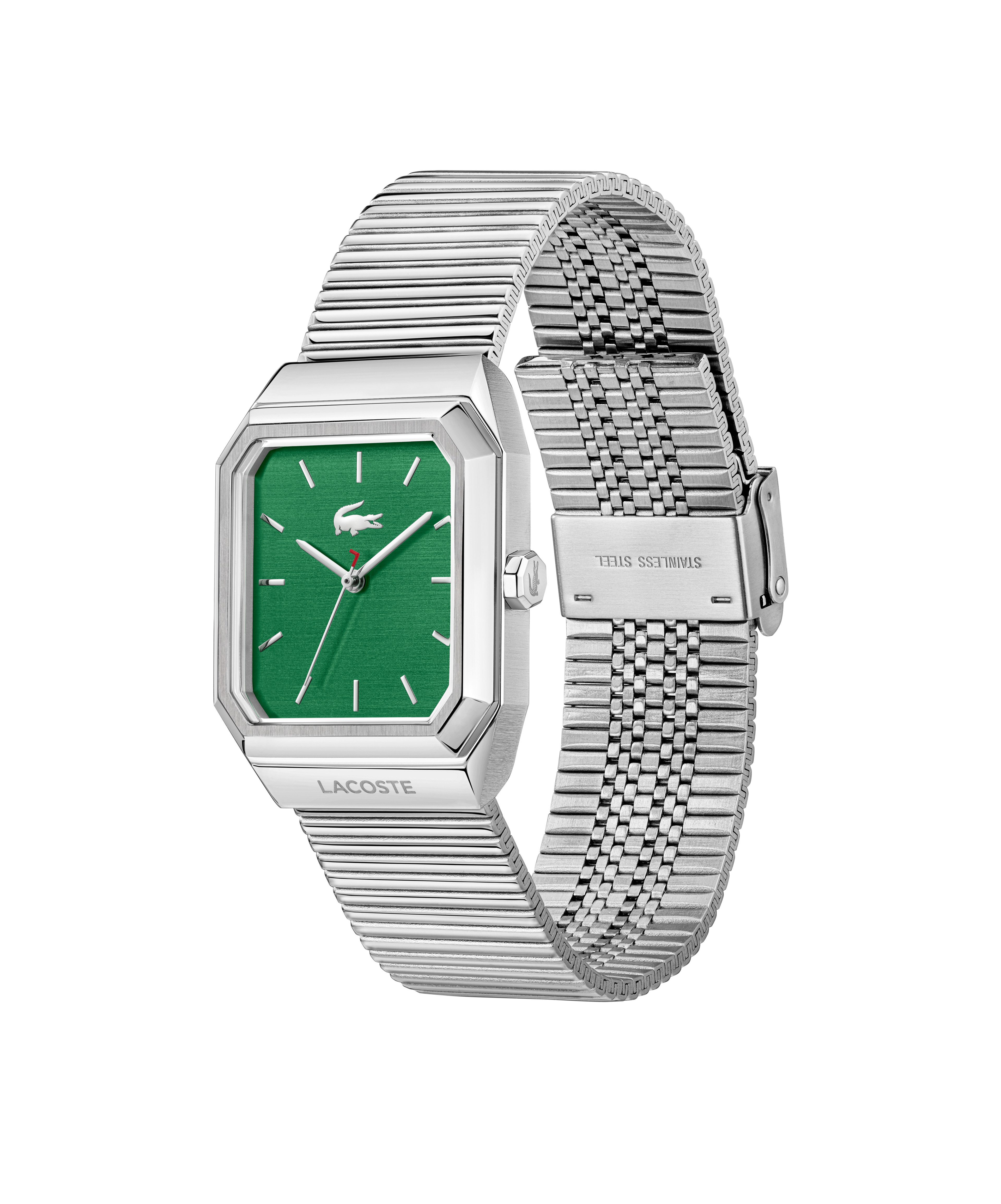 Lacoste Quarzuhr RENE 2011501, Armbanduhr, Damenuhr, Herrenuhr, Edelstahlarmband, analog