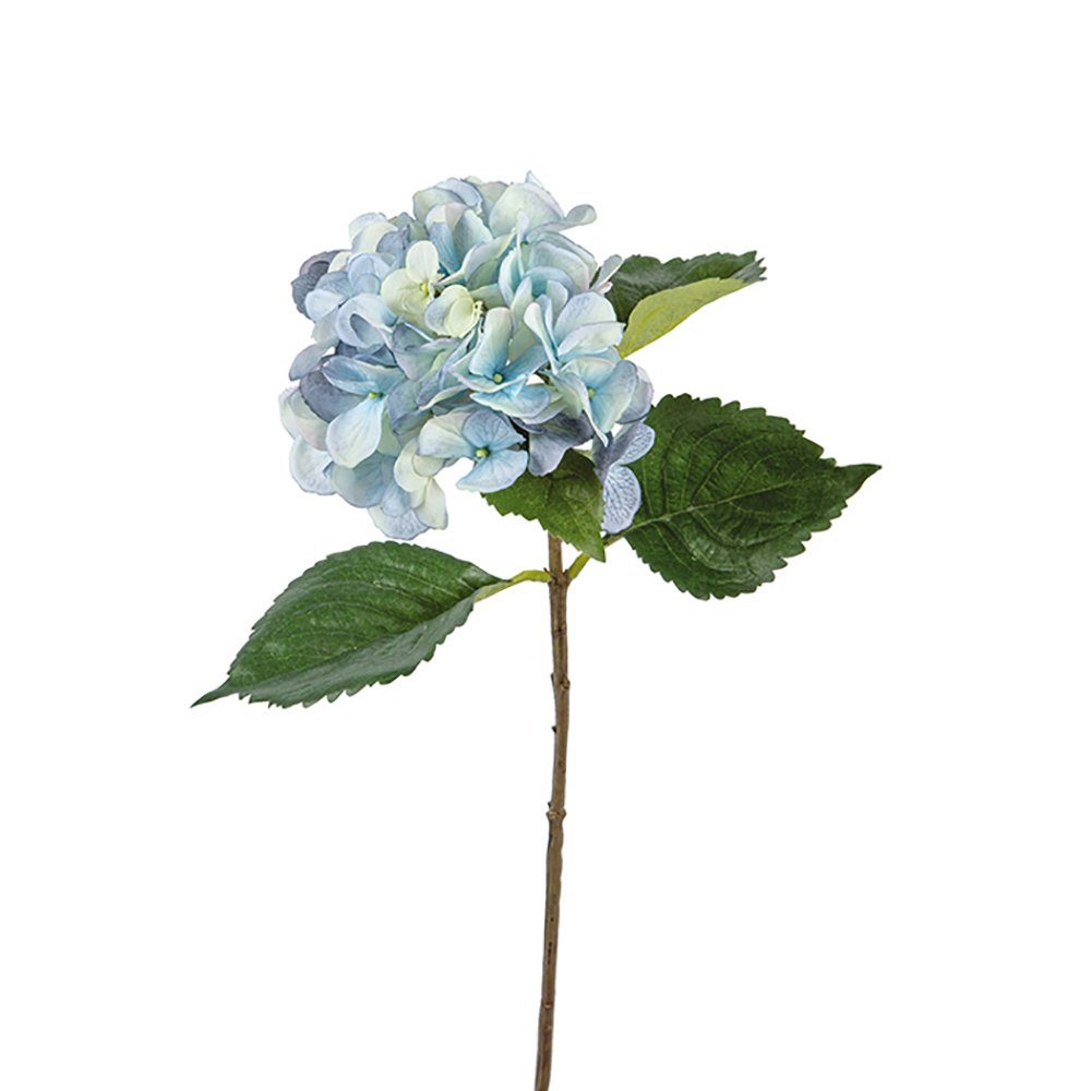 Kunstpflanze FINK Kunstblume Hortensie - Fink - 71cm, H. blau