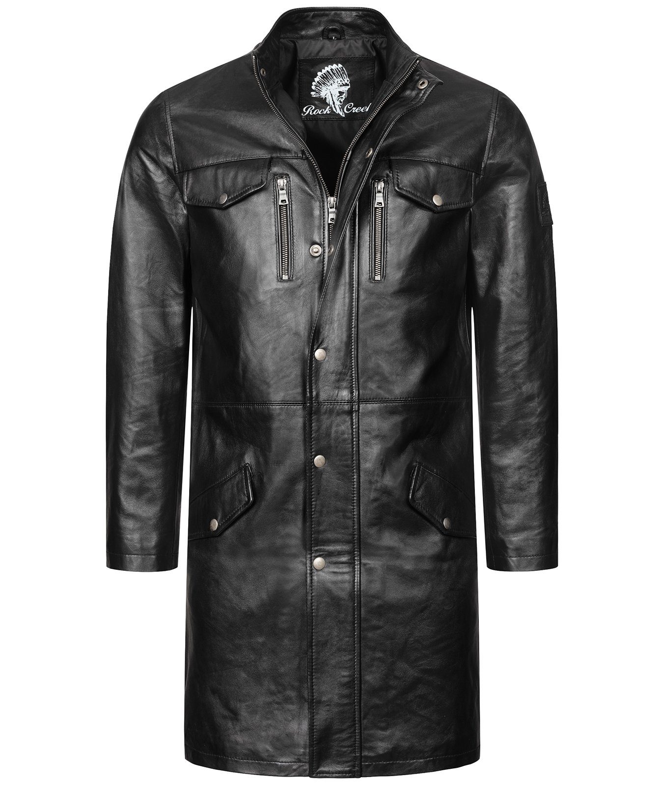 Rock Creek Ledermantel Herren Mantel Echt günstig online kaufen