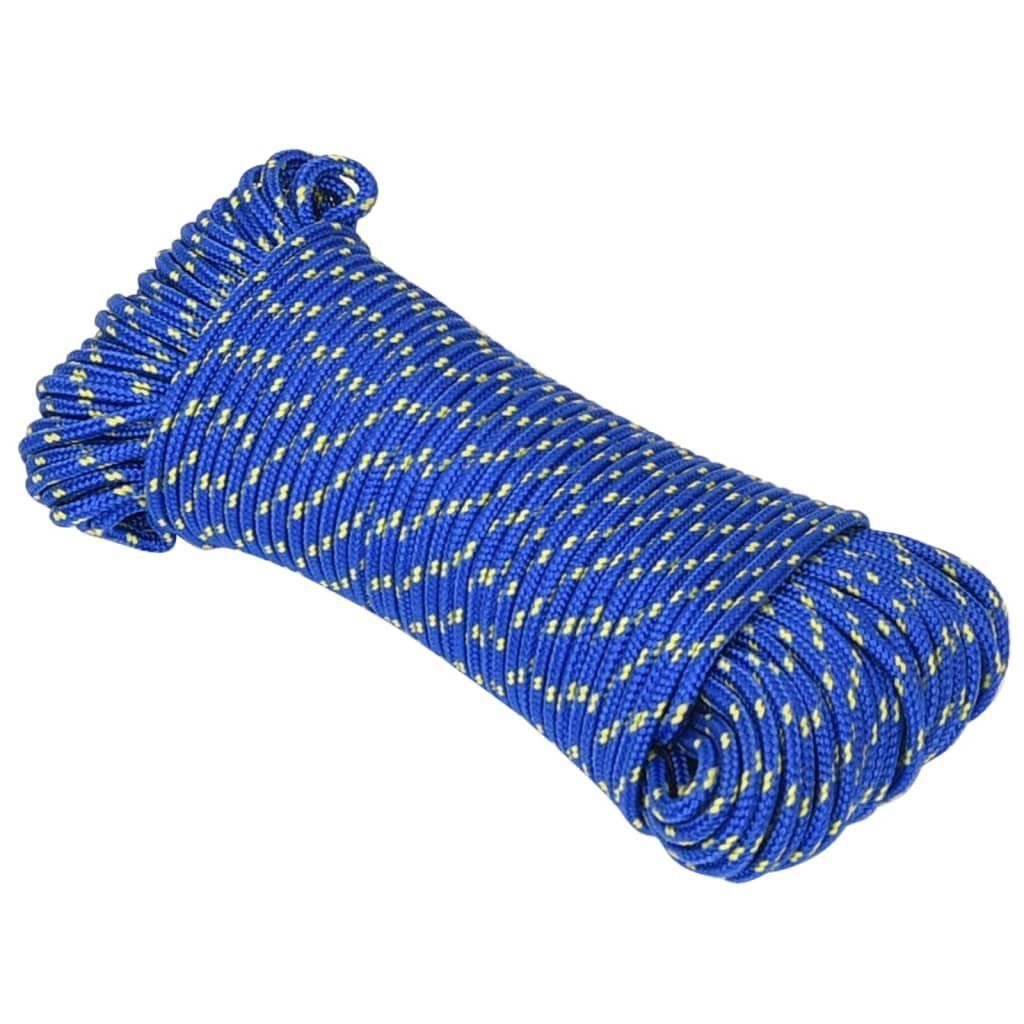 Vidaxl Bootsseil Blau 4 Mm 25 M Polypropylen günstig online kaufen