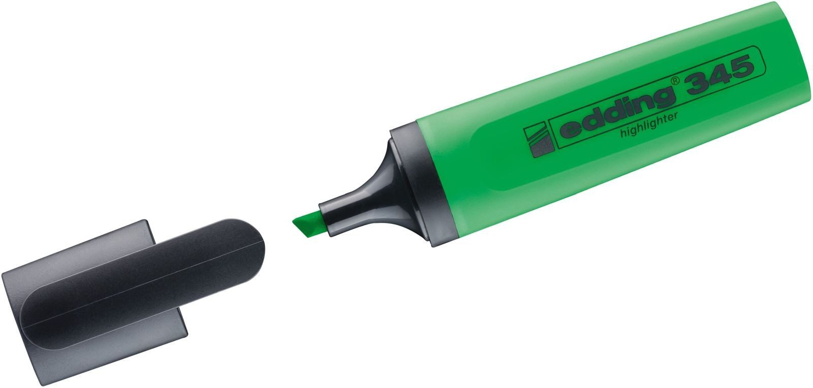 edding Marker Textmarker edding 345 highlighter hellgrün Keilspitze