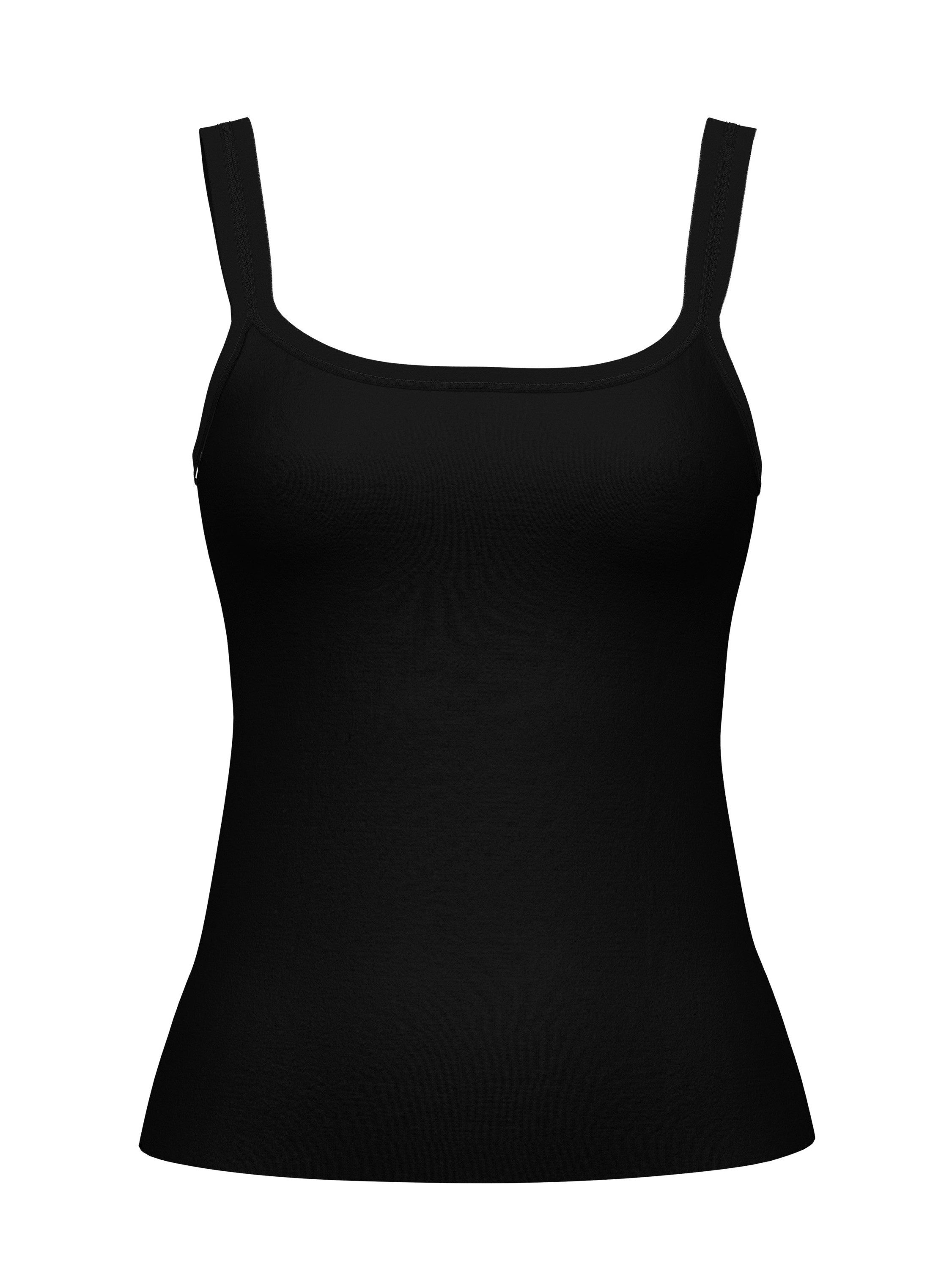 CALIDA Spaghettitop Seamless Natural Damen (1-tlg) Seidig weich, atmungsaktiv und elastisch
