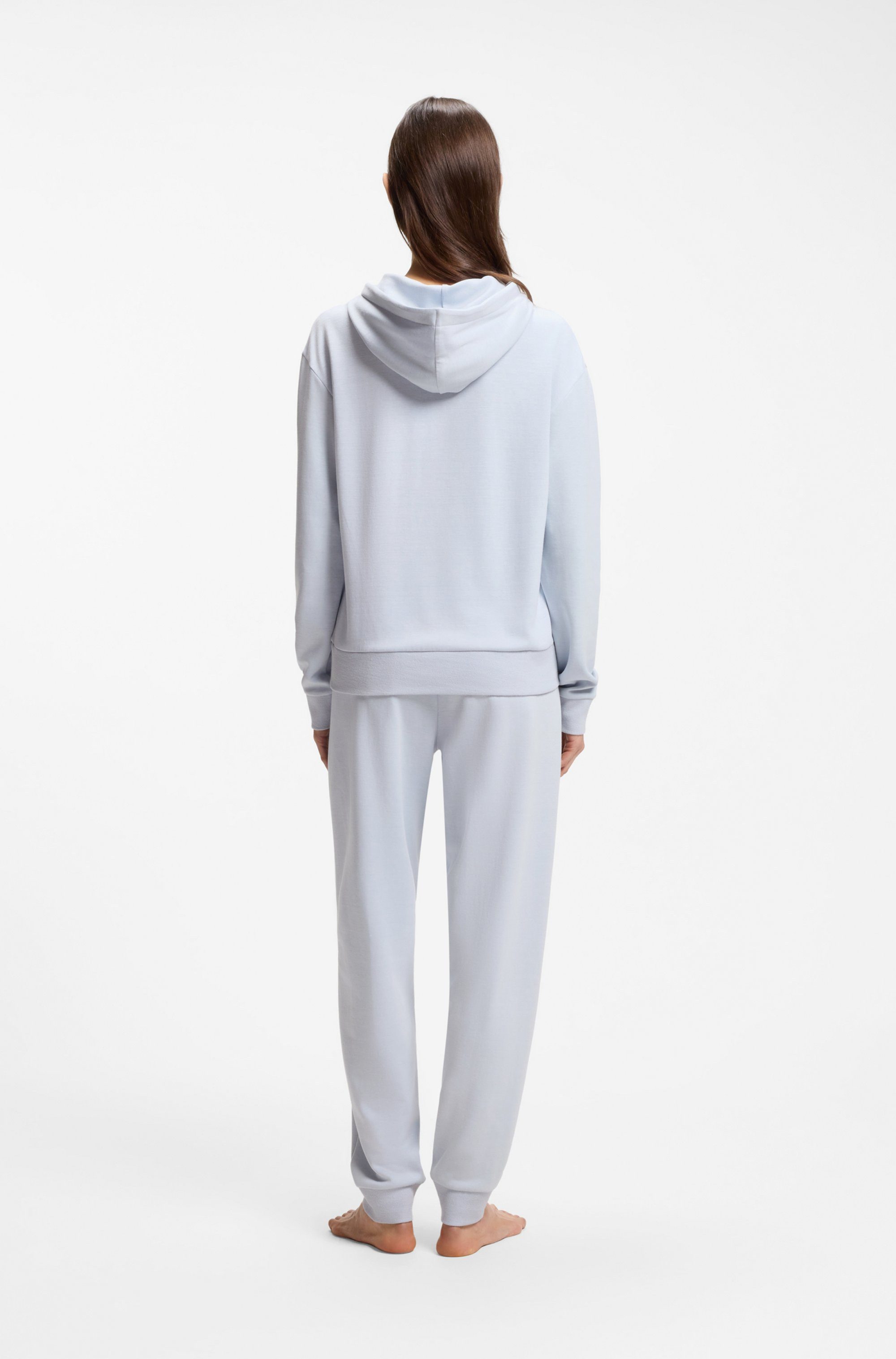 BOSS Hoodie CP Stripe Hoodie mit kontrastfarbener Kordel