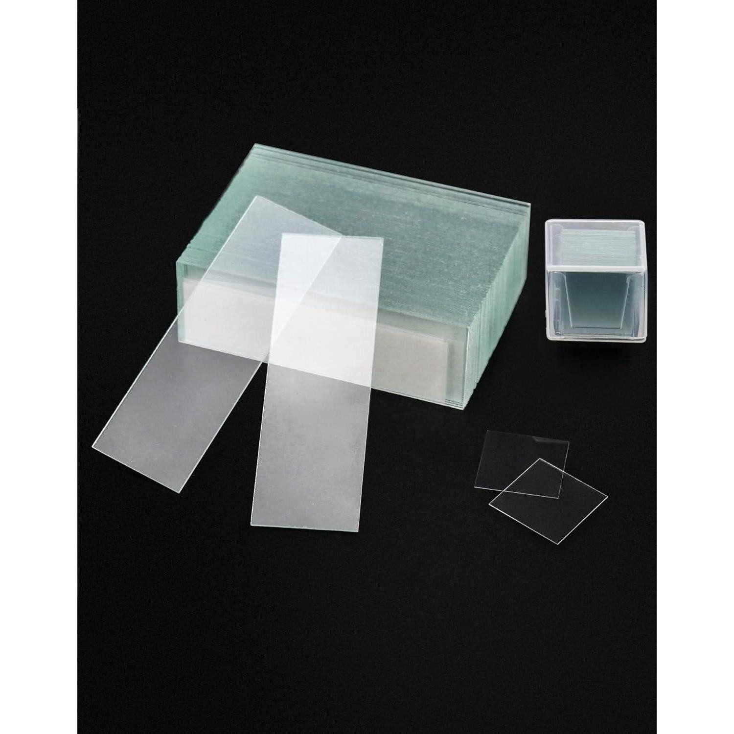 LuxusKollektion Objektträger Objektträger Deckgläser biologische Mikroskopie 50 Stück 76x26mm 100