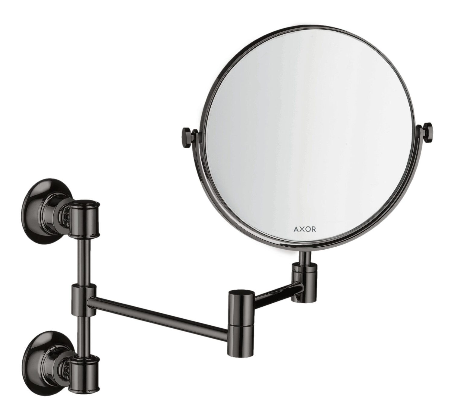 hansgrohe Rasierspiegel Axor Montreux, Polished Black Chrome