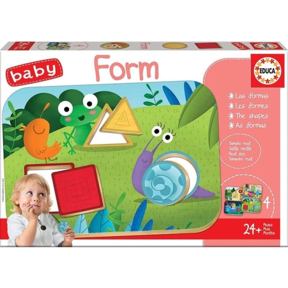 Educa Puzzle Baby Forms Brettspiel, Puzzleteile