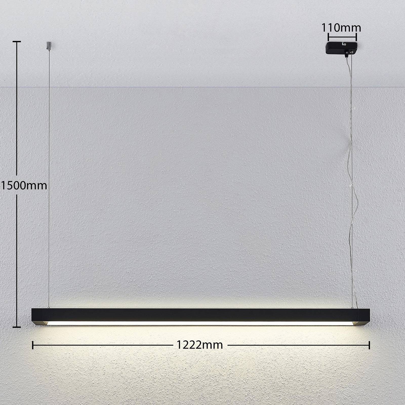 LED-Leuchtmittel inkl. Arcchio Modern, Aluminium, 9005), Cuna, Polycarbonat, (RAL Schwarz universalweiß, fest Hängeleuchte verbaut,