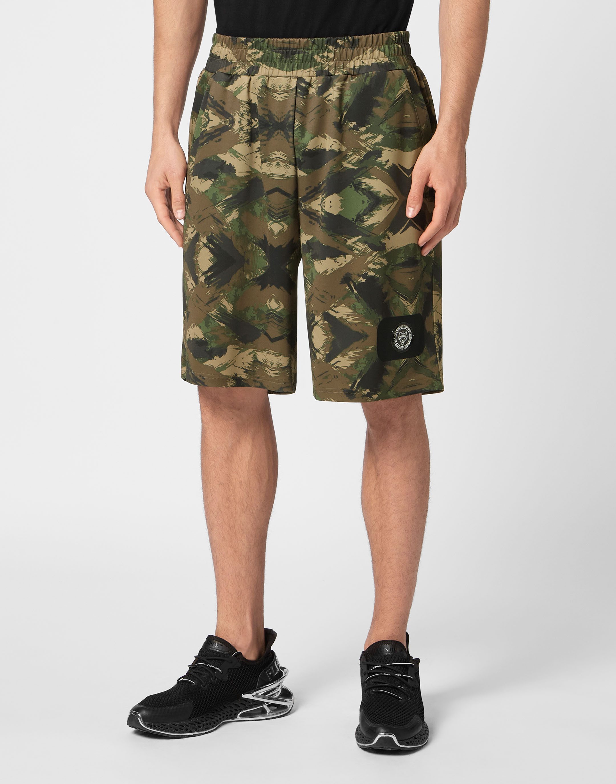 PLEIN SPORT Jogg-Bermudas Camouflage