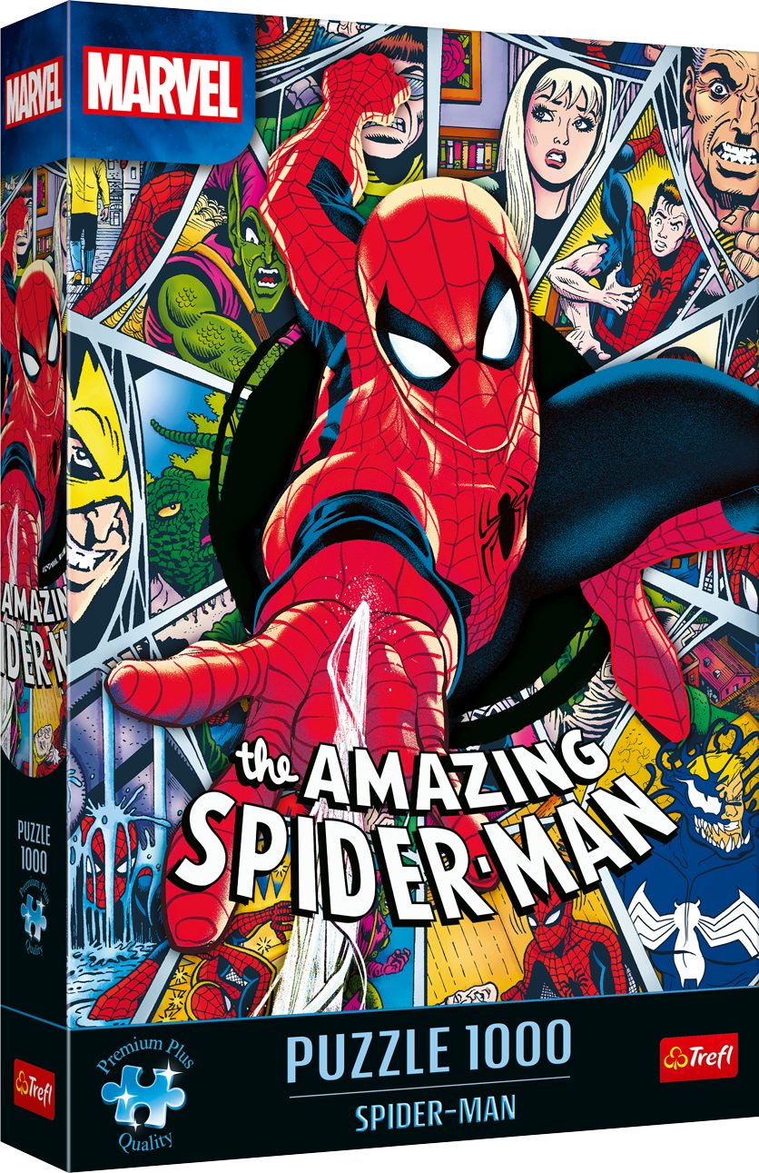 Trefl Puzzle Trefl, Marvel Spider-man, Premium Plus 1000 Teile Puzzle, 1000 Puzzleteile, Made in Europe