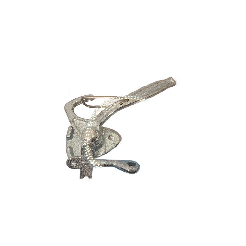Anhänger Ladebordwandhaken Nr.0 links 140mm mit Einfall-Öse im Blister