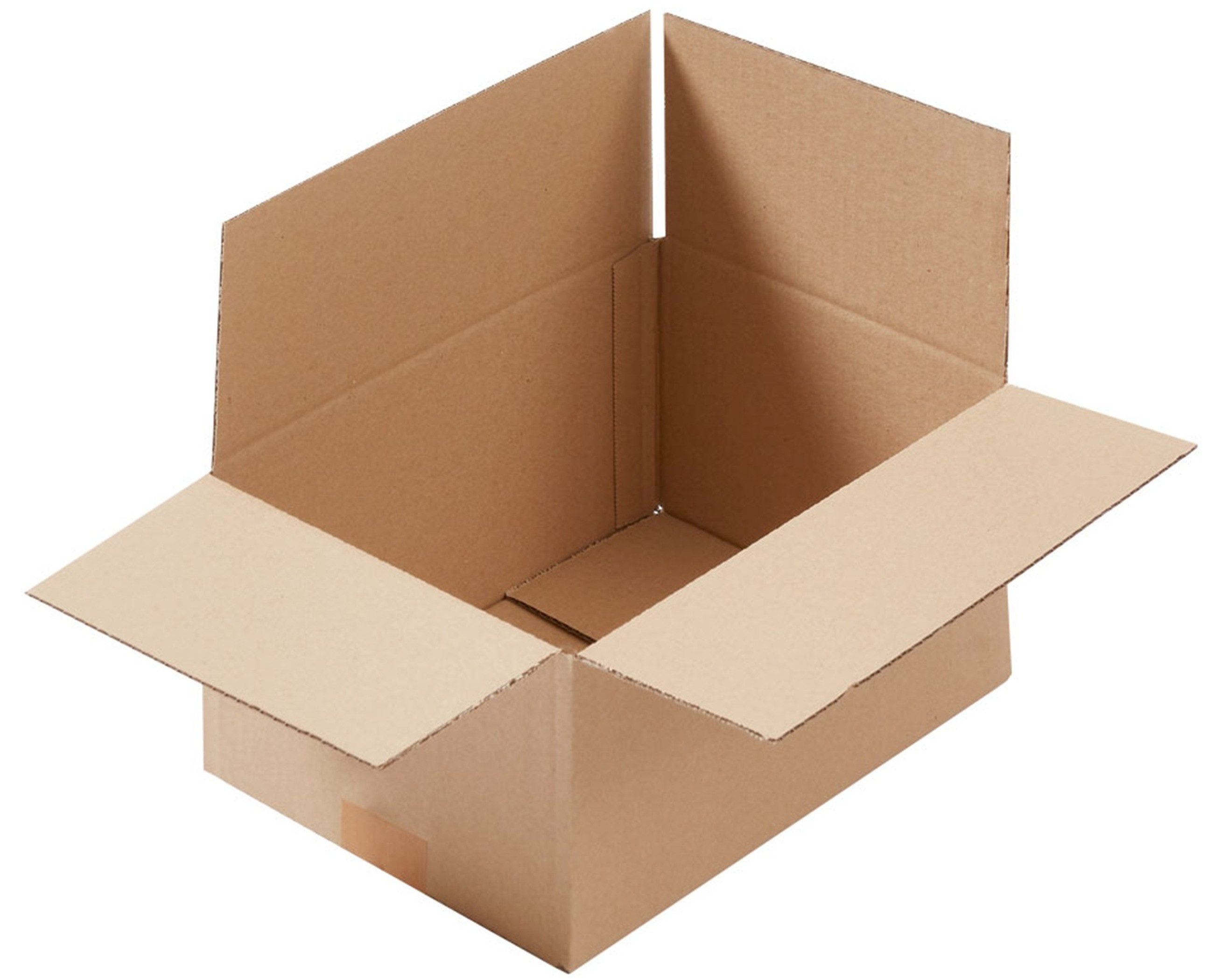 BB-Verpackungen Versandkarton Faltkartons, 1-wellig, 200 mm x 150 mm x 90 mm, 100 Stück