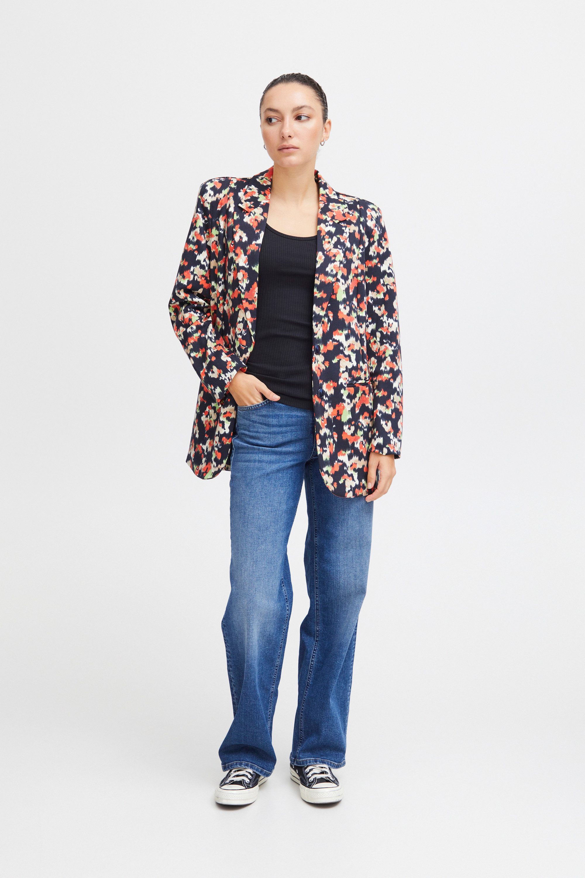 Ichi Jackenblazer IHKATE PRINT OVERSIZE BL