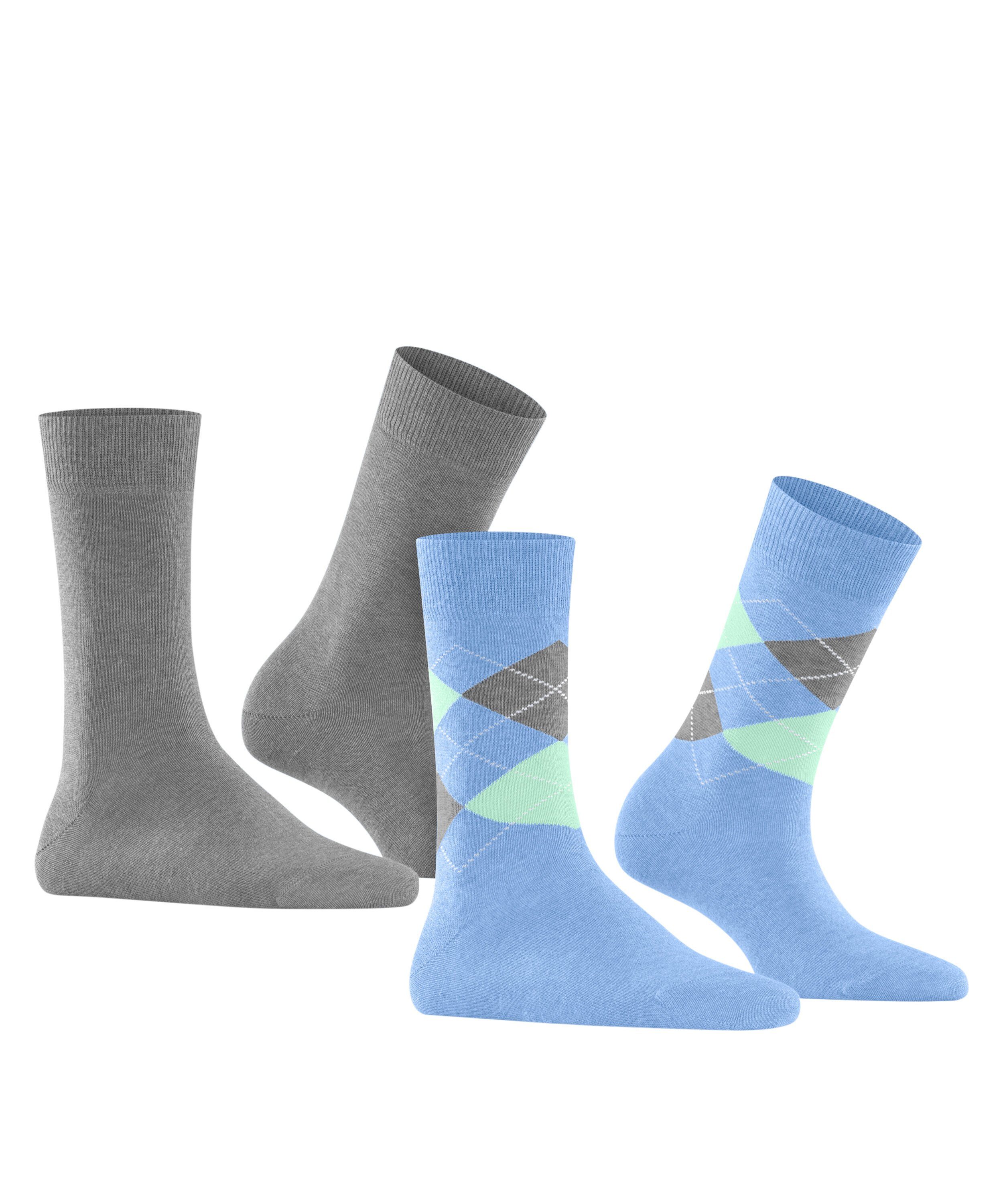 Wäsche/Bademode Socken Burlington Socken Everyday 2-Pack (2-Paar) aus weicher gekämmter Baumwolle