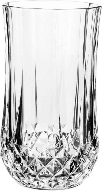 ECLAT Longdrinkglas Longchamp, Glas, 6-teilig, 360 ml, Made in France