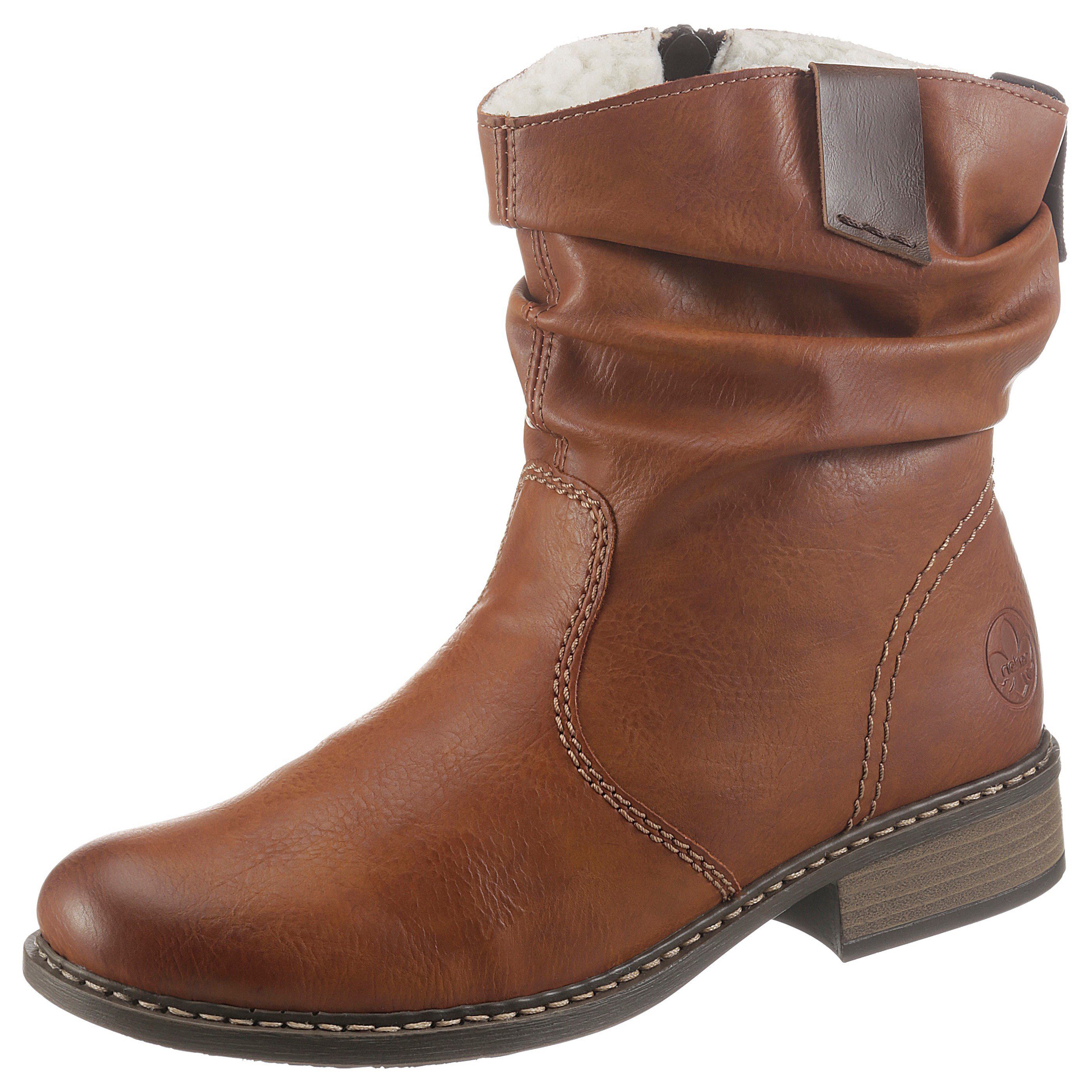 Rieker Winterboots mit Raffungen am slouchy Schaft