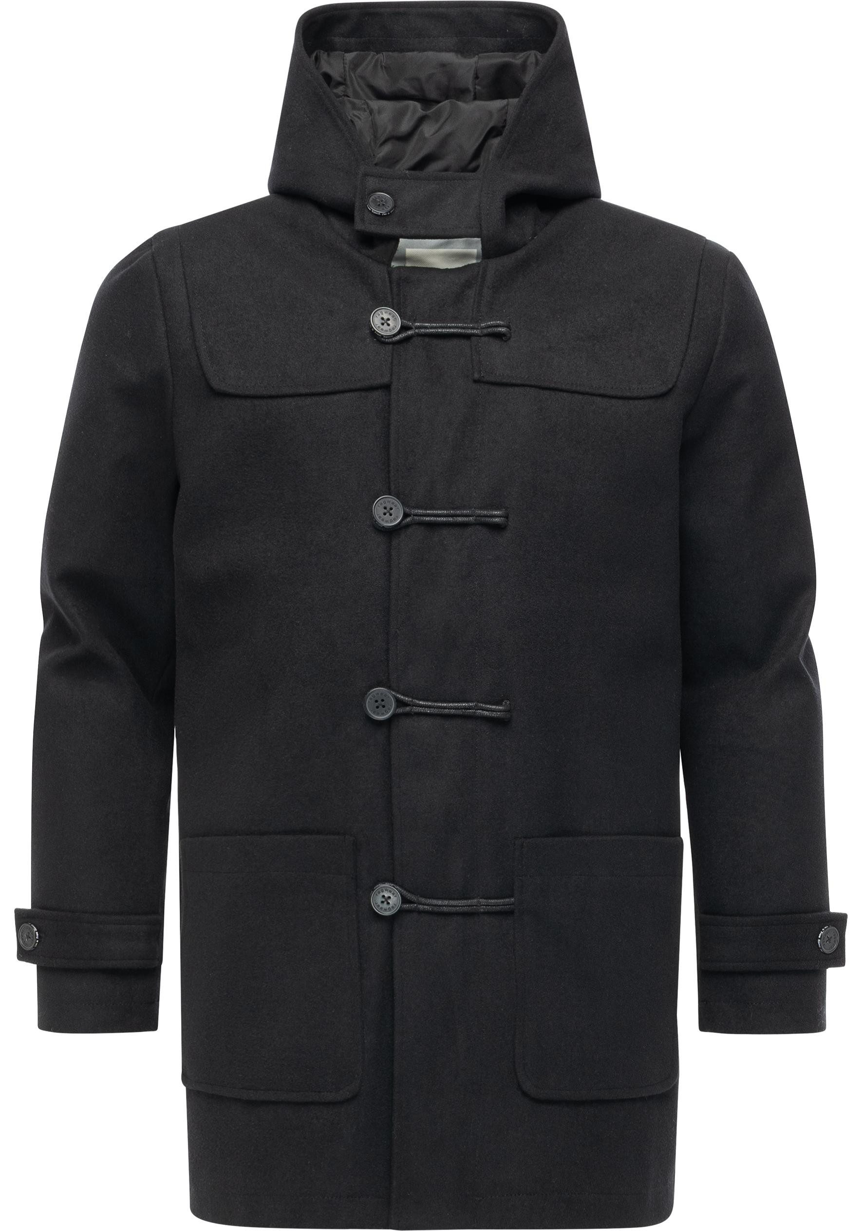 Ragwear Dufflecoat Duffie YOUMODO Funktionaler Herren Fleece-Mantel