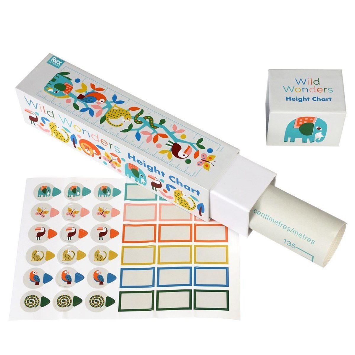 Rex London Messlatte Messlatte Kinder Wand Deko 30-135cm Wachstumslatte