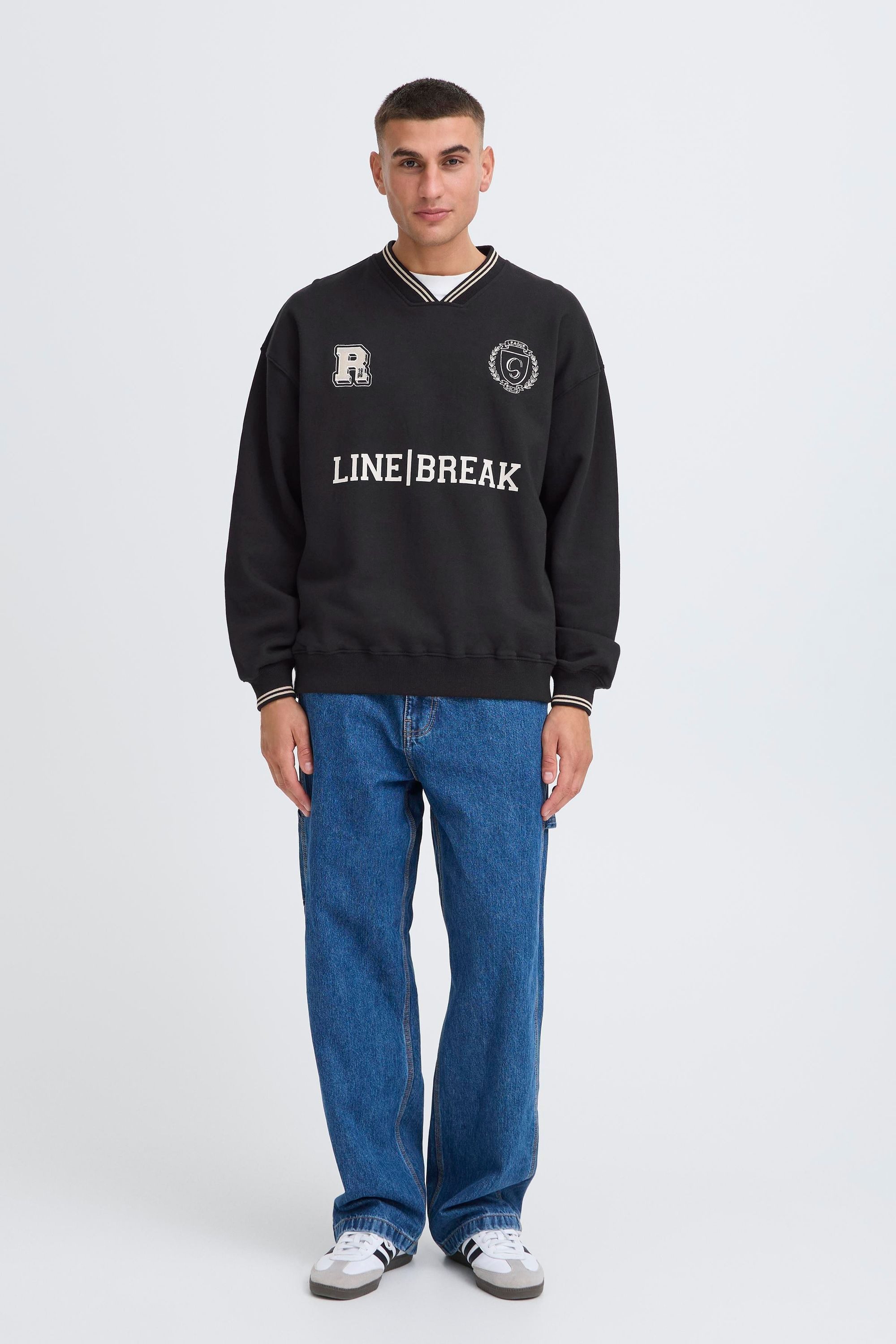 !Solid Sweatshirt SDStratton Modischer Sweater im College-Stil