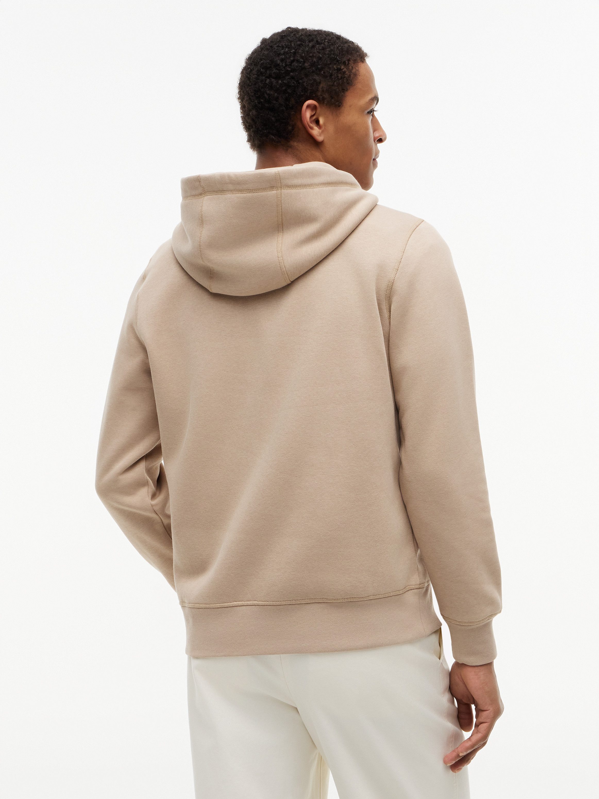Tommy Hilfiger Kapuzensweatshirt TOMMY LOGO unifarben, casual, regular fit, Baumwollmix, Kapuze – Bild 2 von 5
