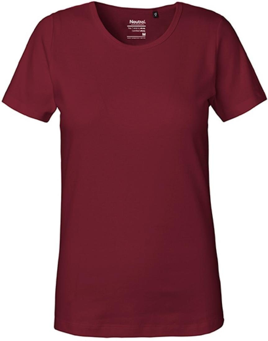 Neutral Rundhalsshirt Damen Interlock T-Shirt / 100% Fairtrade Baumwolle