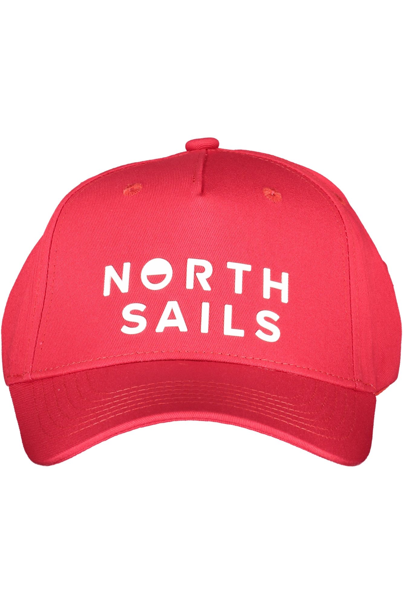 North Sails Strickmütze Verstellbare Herren-Basecap in Rot aus Bio-Baumwolle mit Logo-Druck