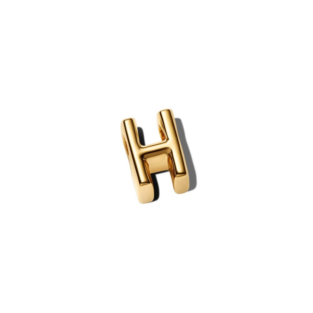 Pandora Charm-Einhänger Pandora Moments Buchstabe H Alphabet-Charm 763954C00