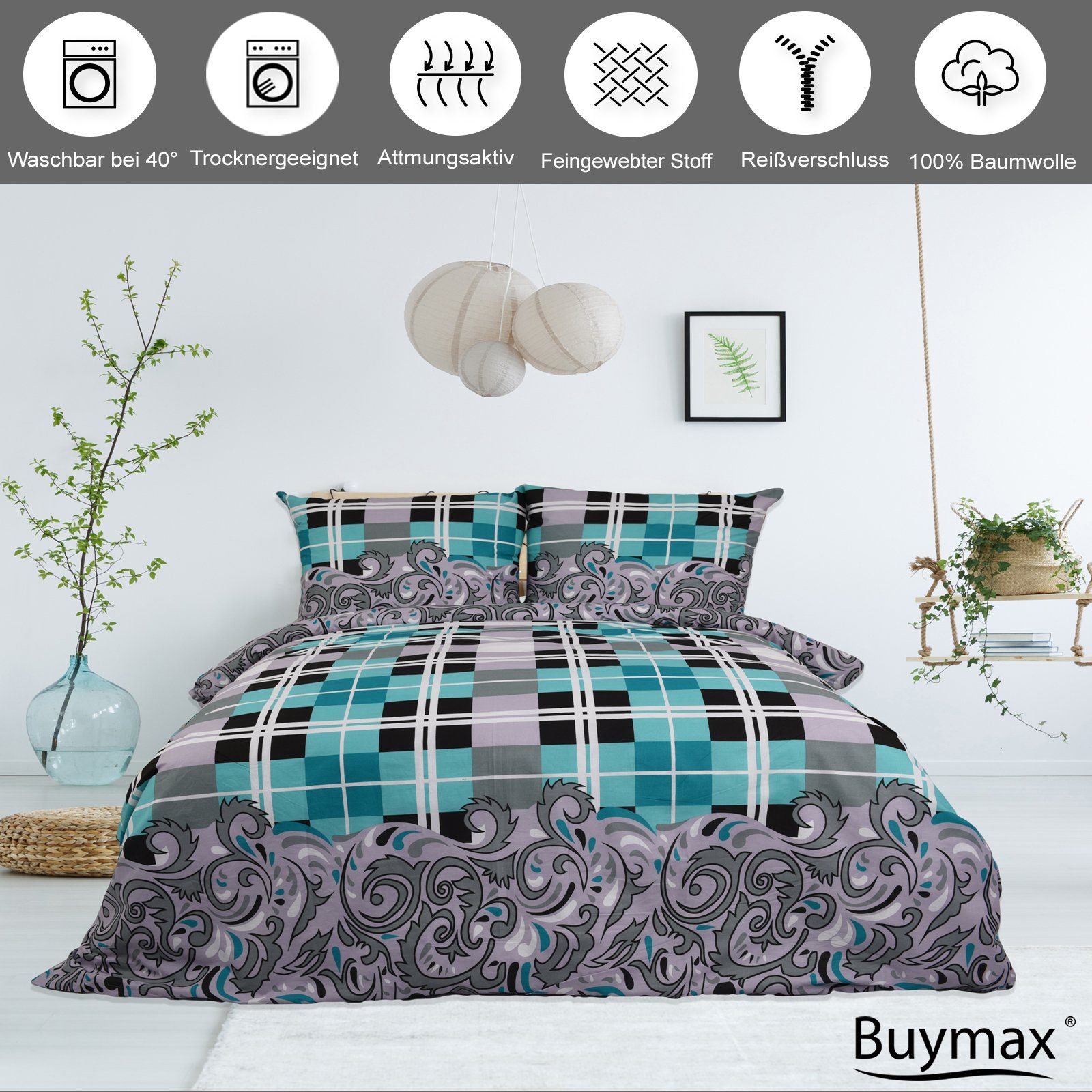 Buymax Bettwäsche Sale, Renforcé, 3 teilig, günstig online kaufen