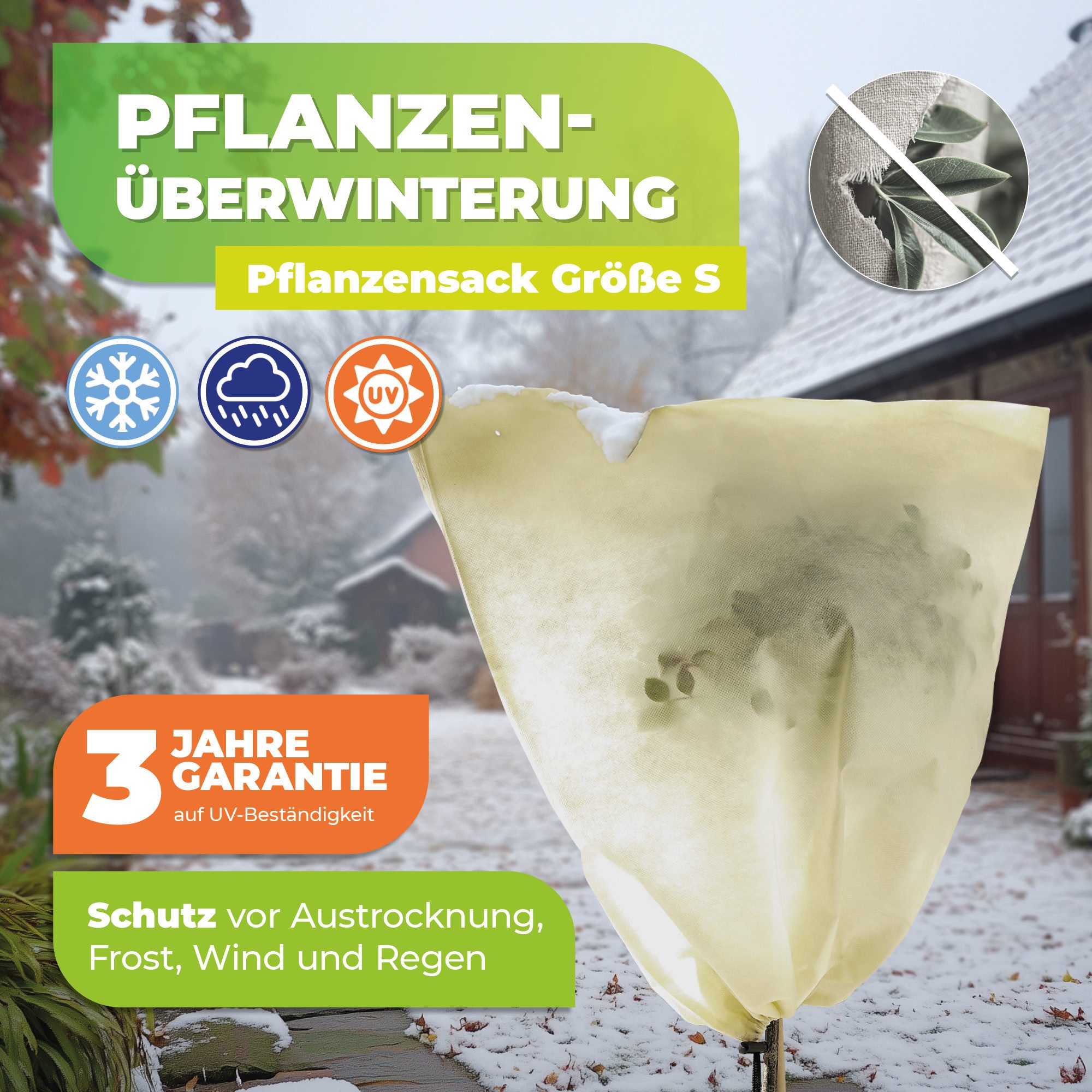 Bio Green Wintervlies Winterschutz für Kübelpflanzen günstig online kaufen