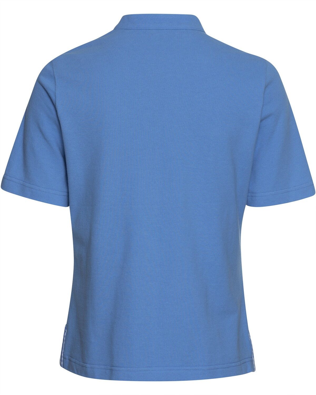 Luis Steindl T-Shirt Piqué-Shirt mit Vichykaro-Details günstig online kaufen