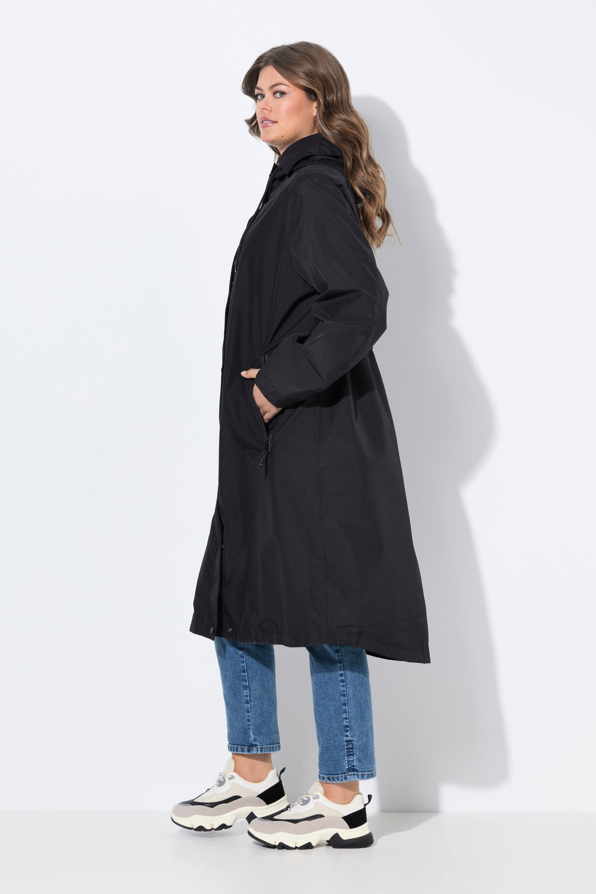 Laurasøn Funktionsjacke Funktionsmantel Kapuze 2-Wege-Zipper