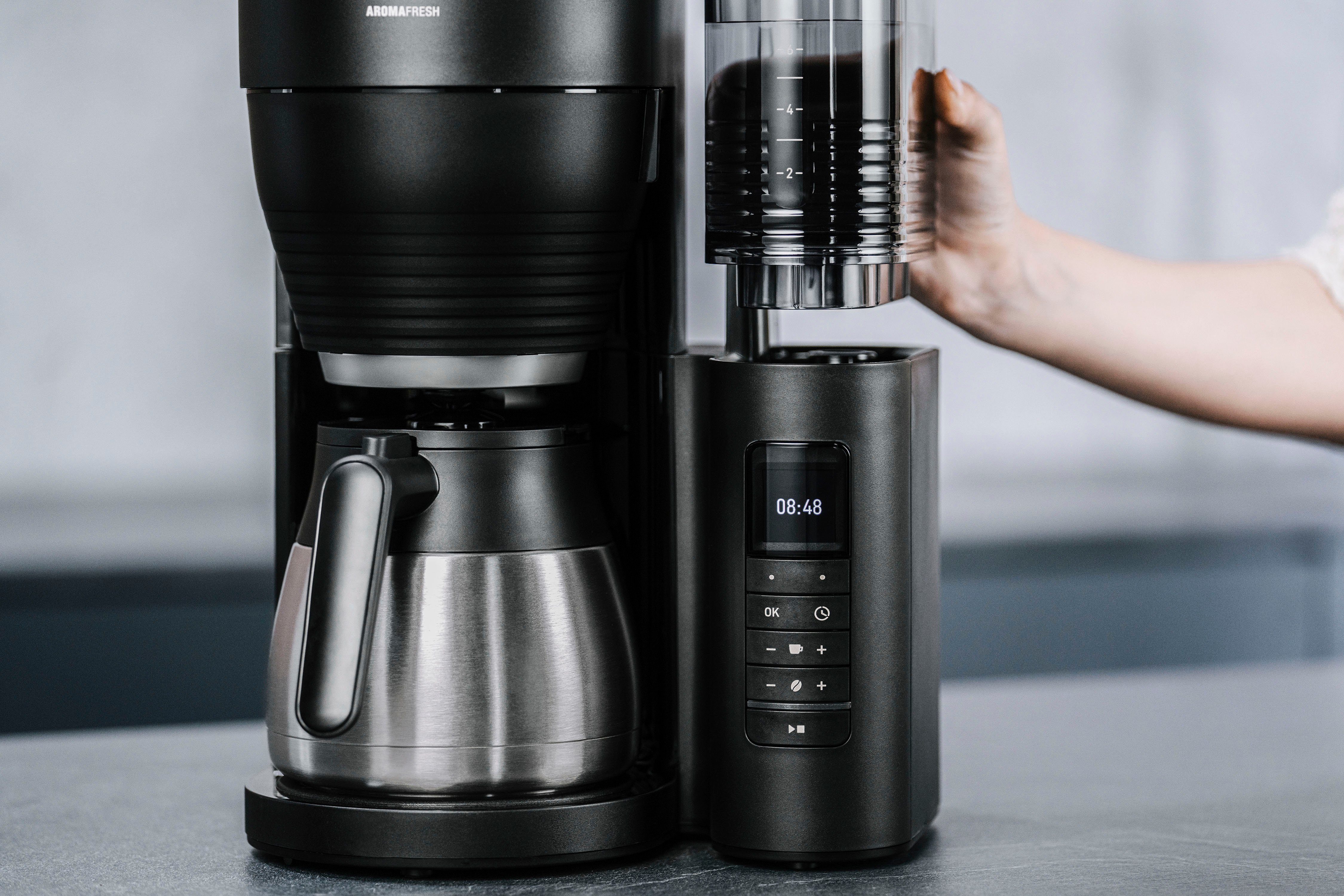 Melitta Kaffeemaschine mit Mahlwerk 1030-12, 1l Kaffeekanne, Papierfilter 1x4 – Bild 5 von 5