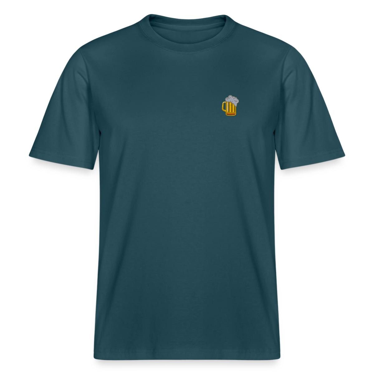 T-Shirt Bier Stickerei Relaxed Fit Unisex T-Shirt