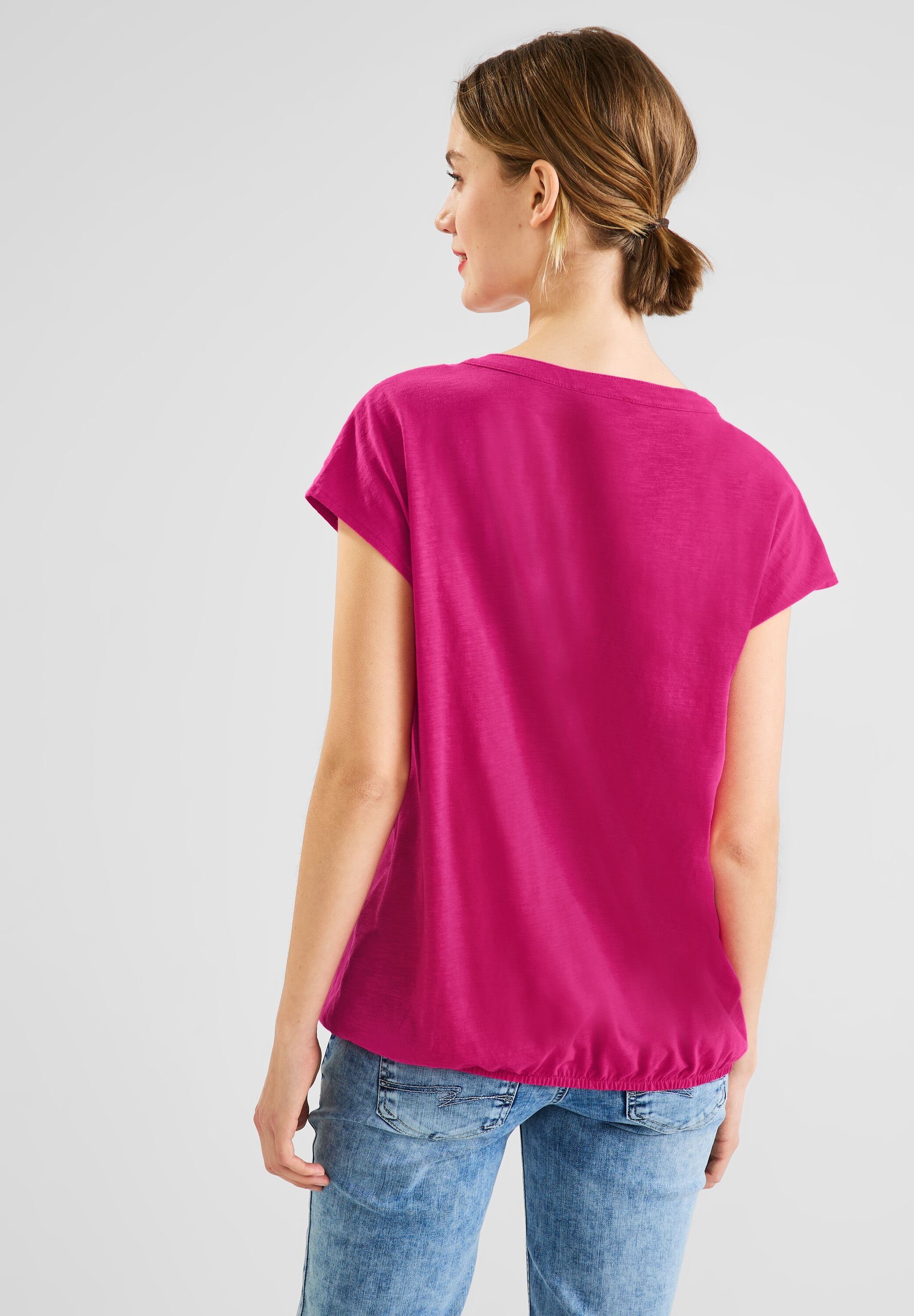 pink STREET T-Shirt nu Unifarbe in ONE