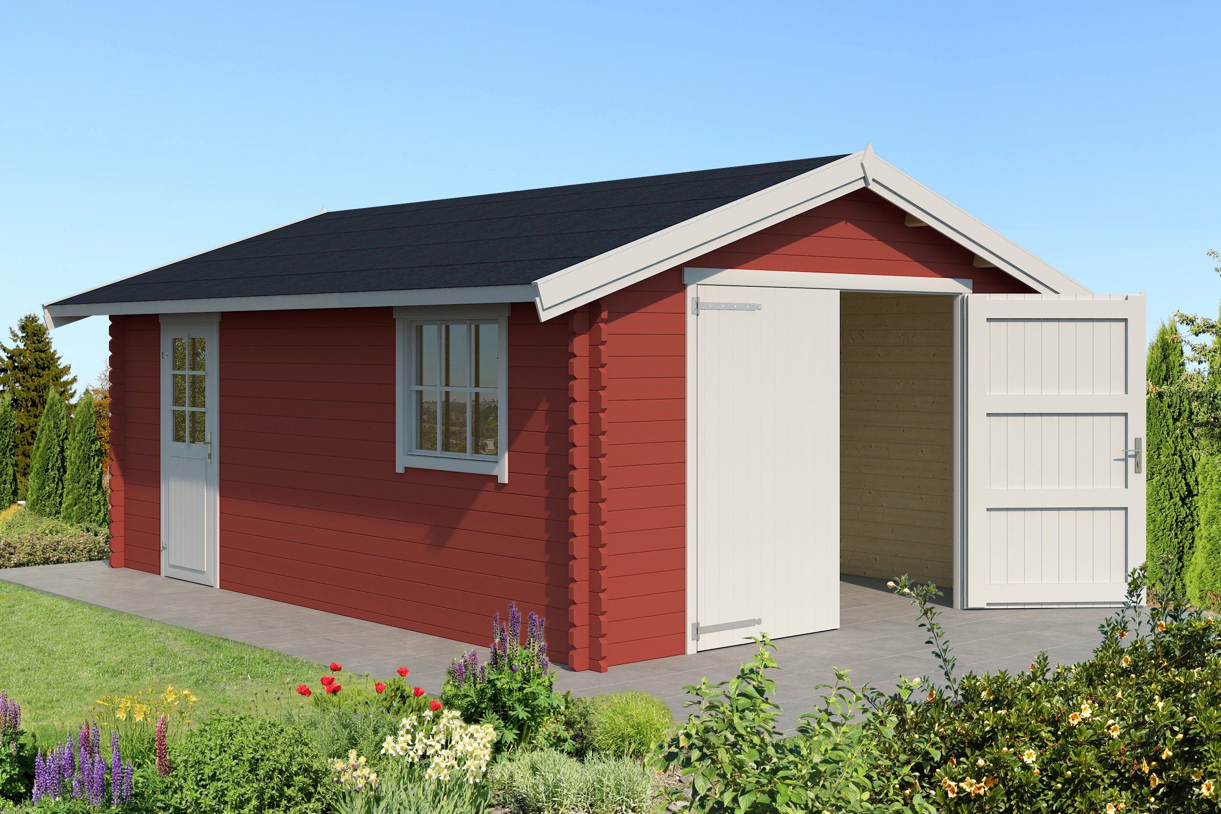 LASITA MAJA Garage Yarik, BxT: 474x583 cm, 202 cm Einfahrthöhe